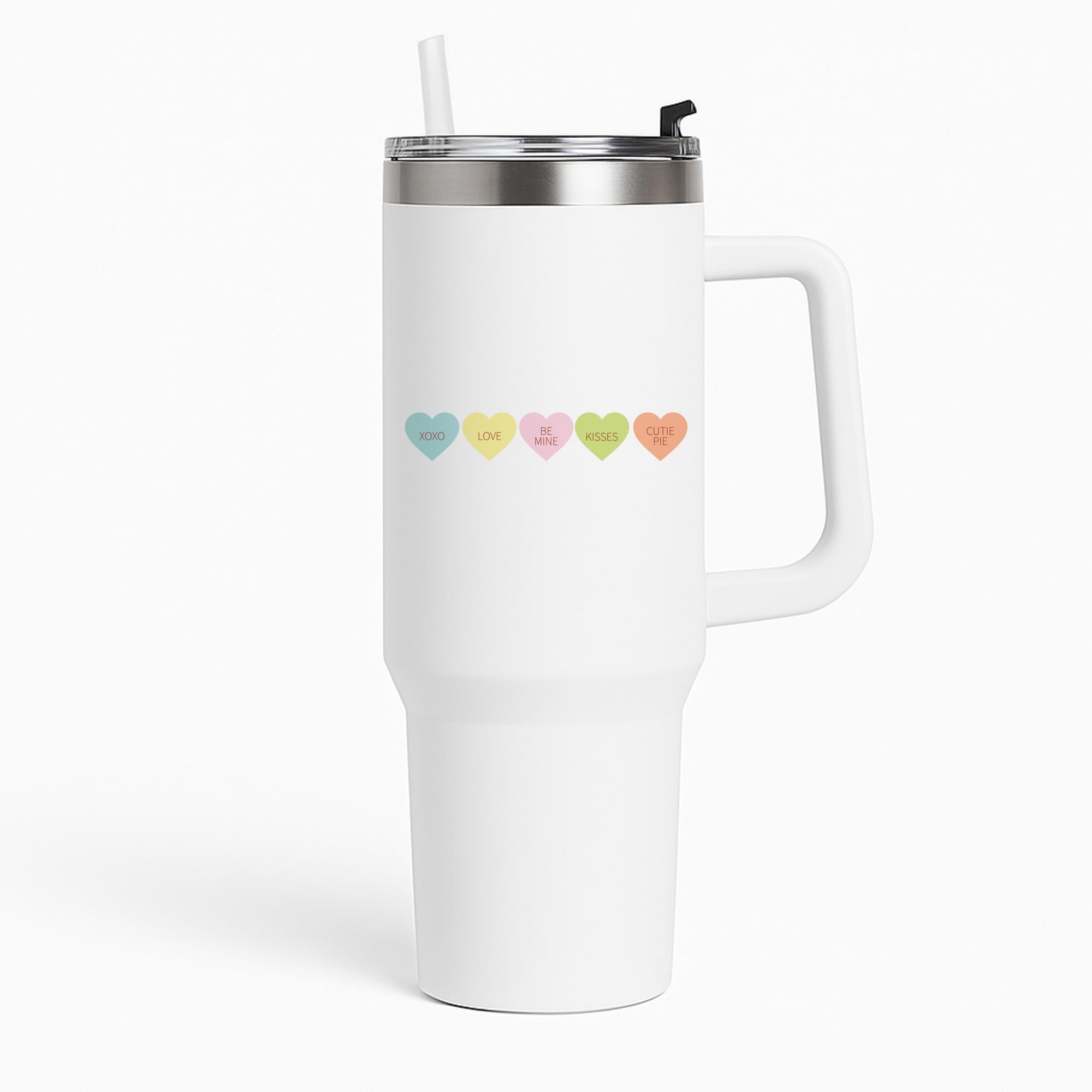 Love Hearts- Valentine's Day Tumbler