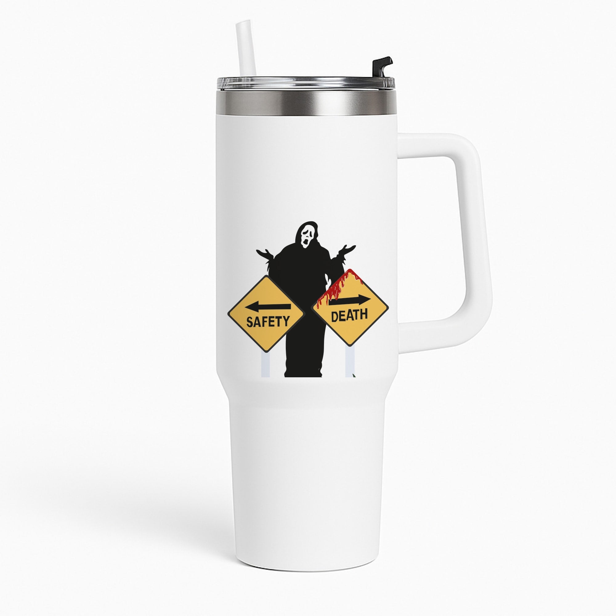 Safety Or Death - Scream Tumbler