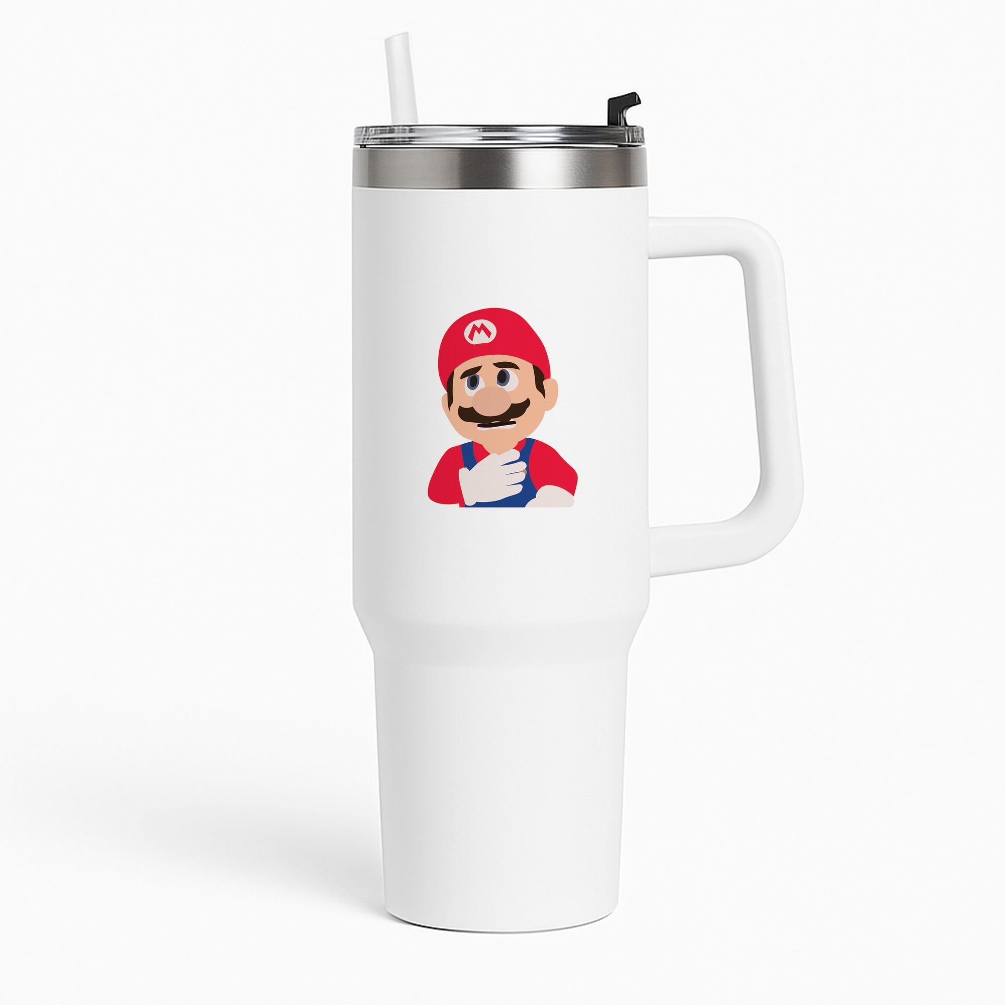 Worried Mario Tumbler