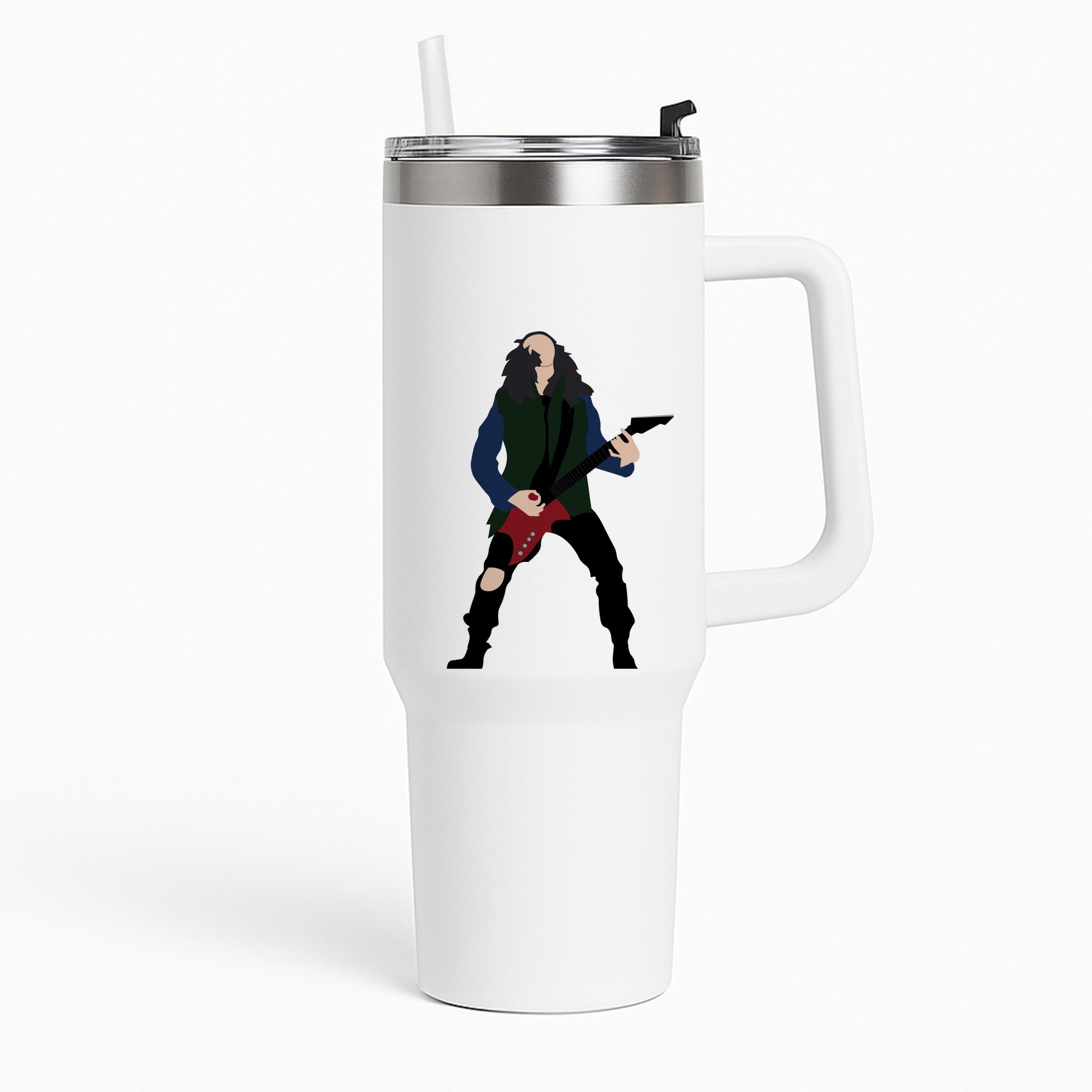 Eddie Munson Playing Guitar Tumbler