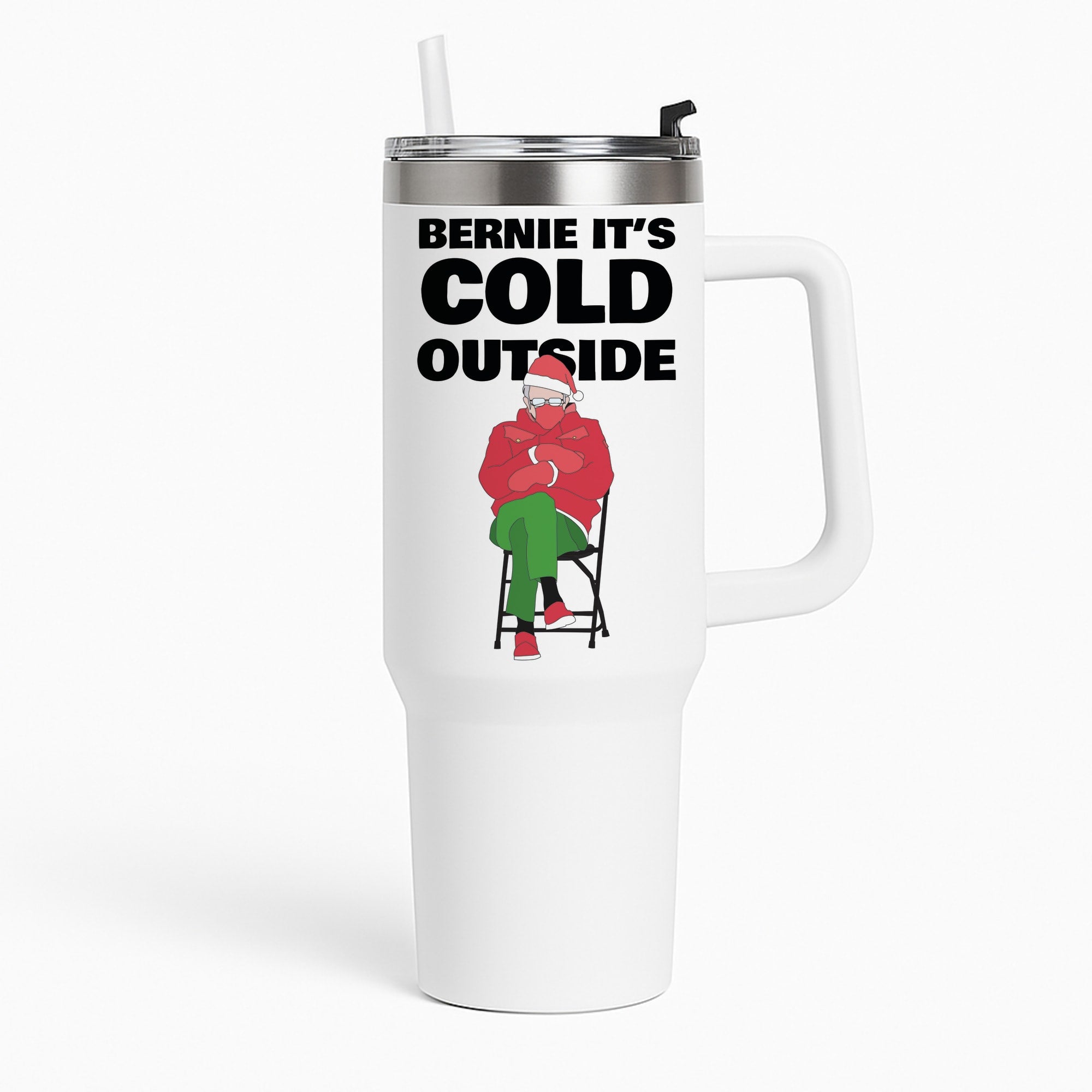 Bernie It's Cold Outside Tumbler