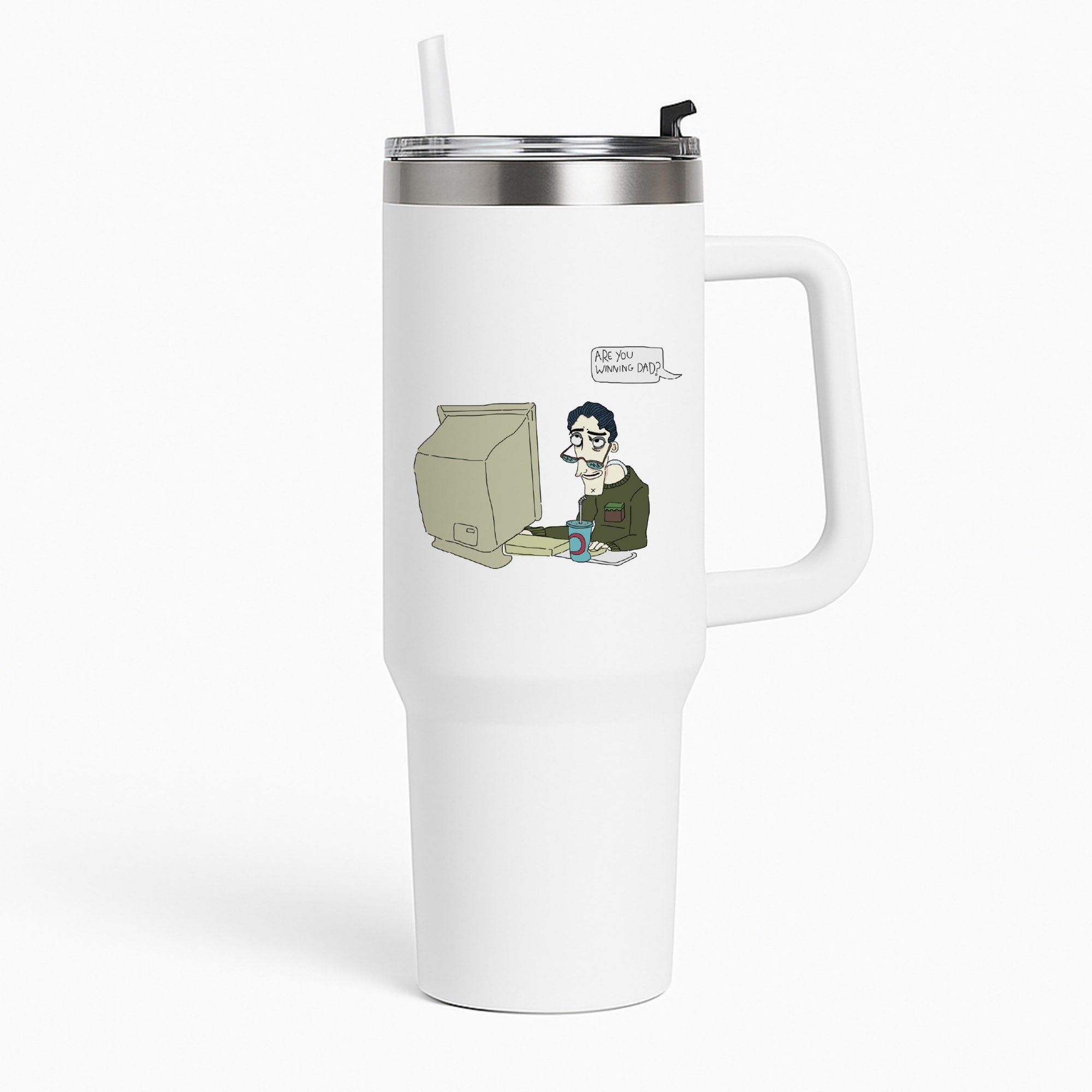 Are You Winning Dad Tumbler