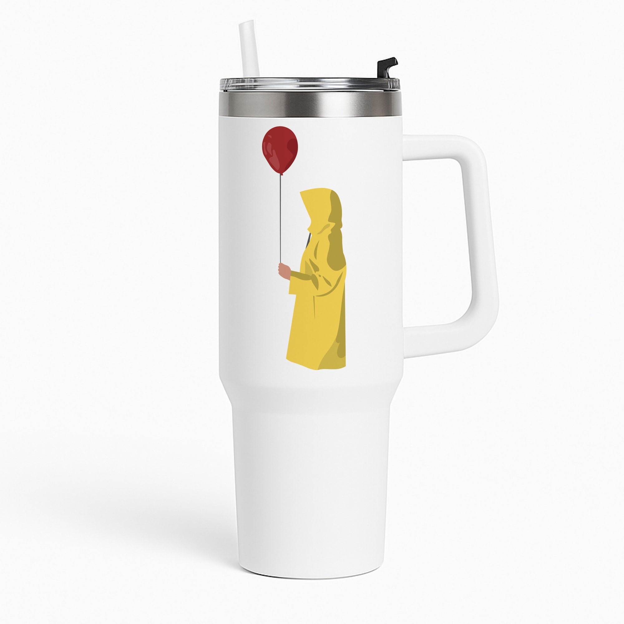Holding Balloon - Clown Tumbler