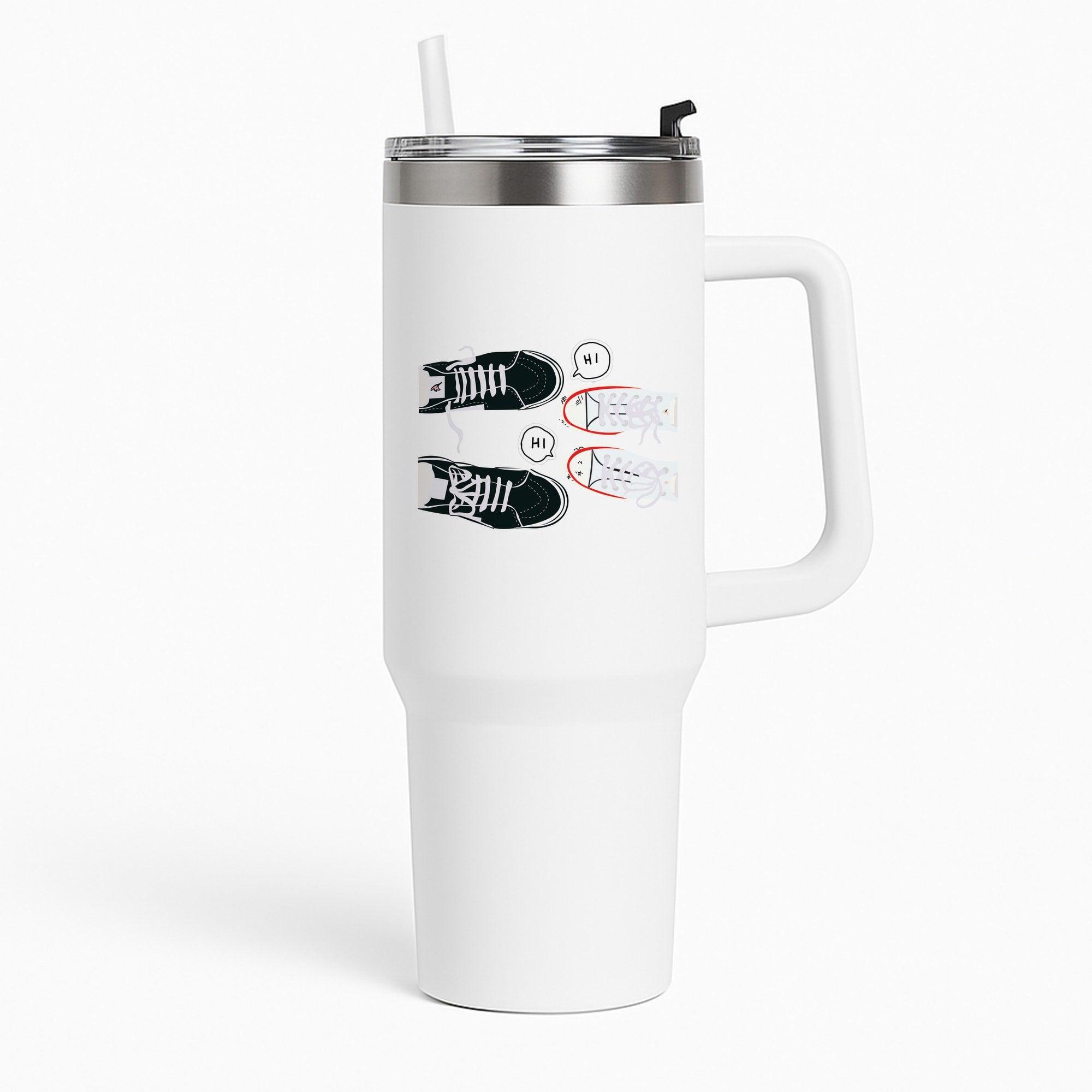 Hi - Heart TV Tumbler