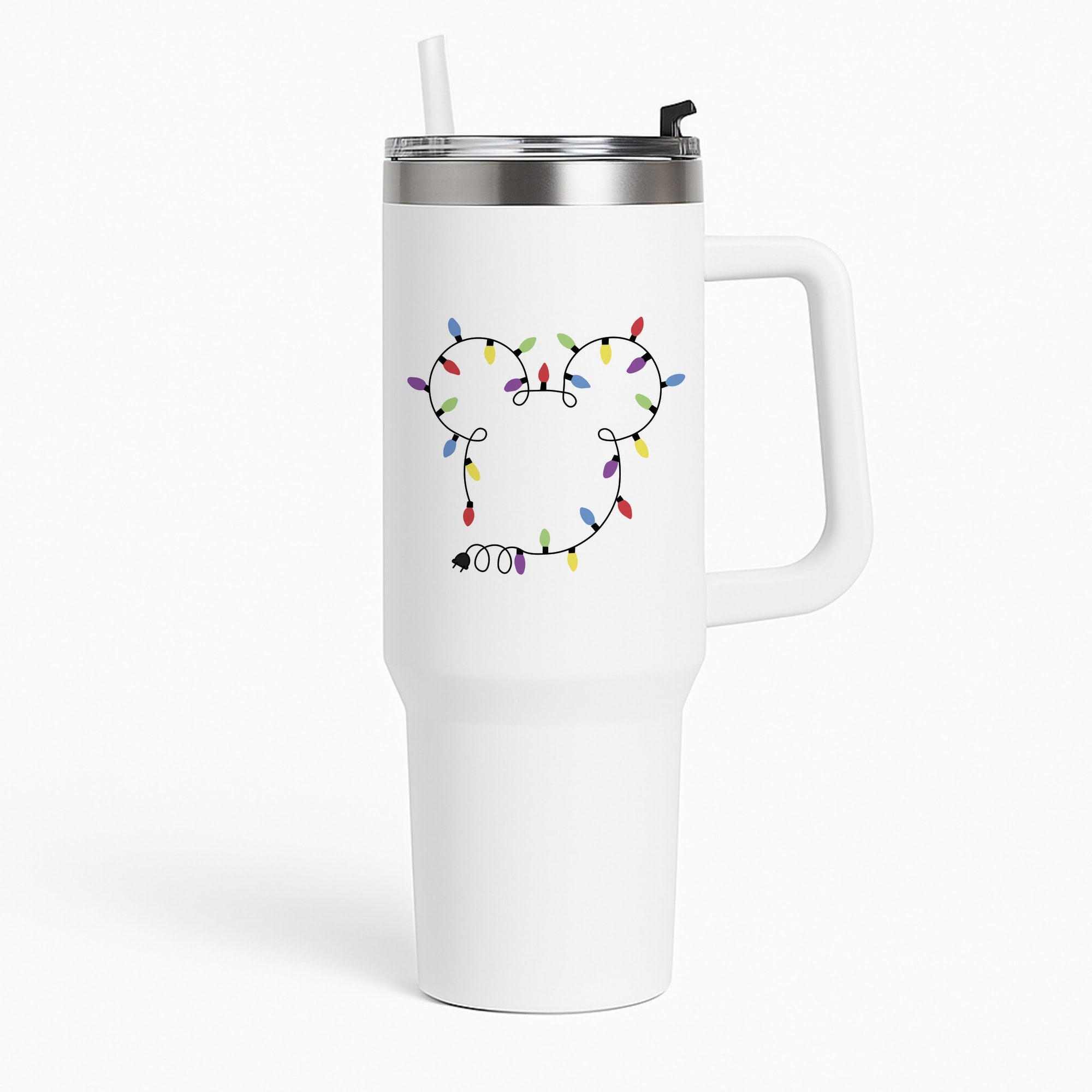 Mouse Christmas Lights Christmas Tumbler
