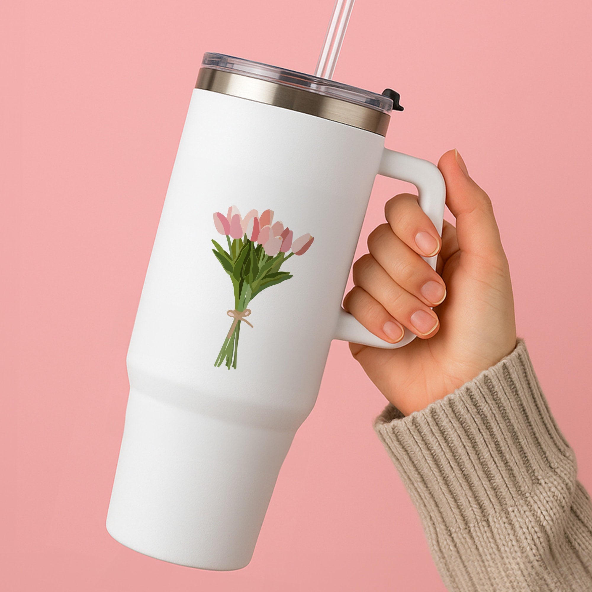 Spring Tulips Tumbler