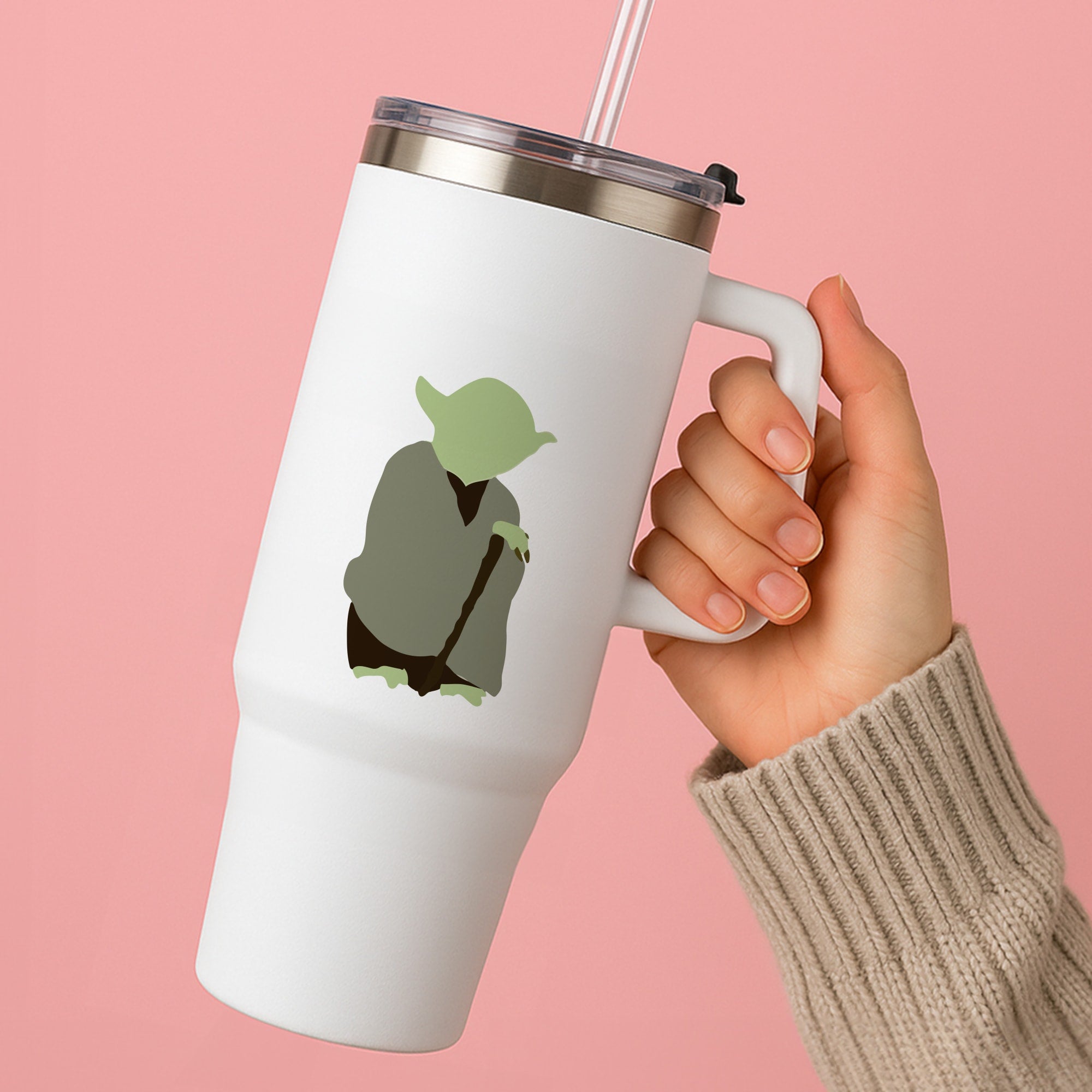 Yoda Faceless Tumbler