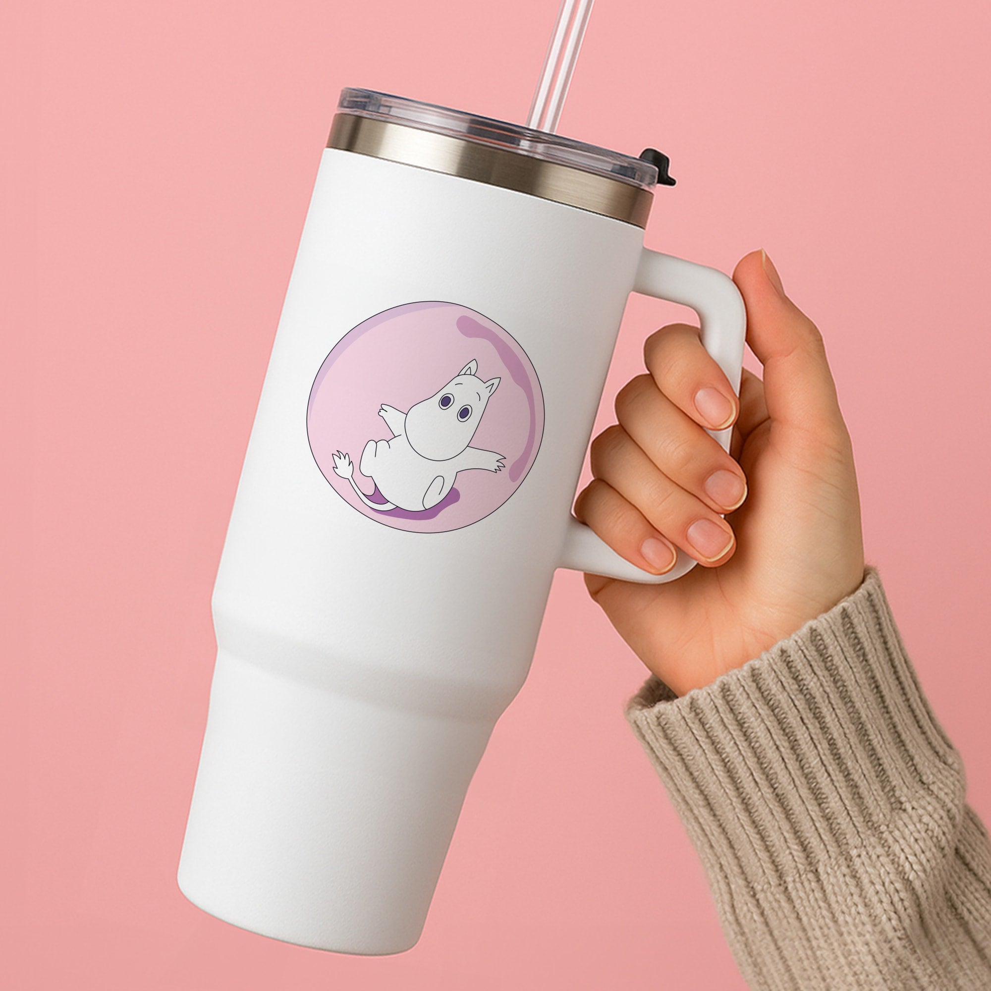 Moomin In A Pink Bubble Tumbler