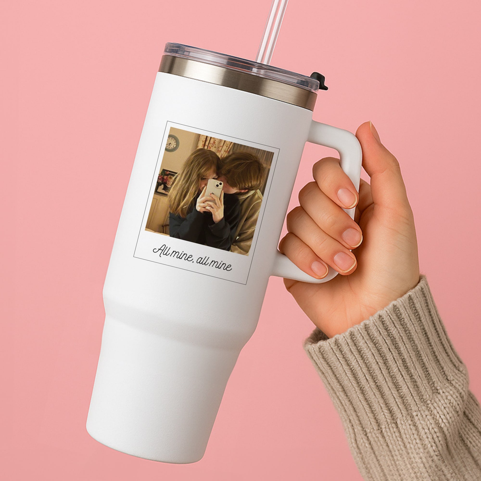 All Mine, All Mine - Personalised Couples Tumbler