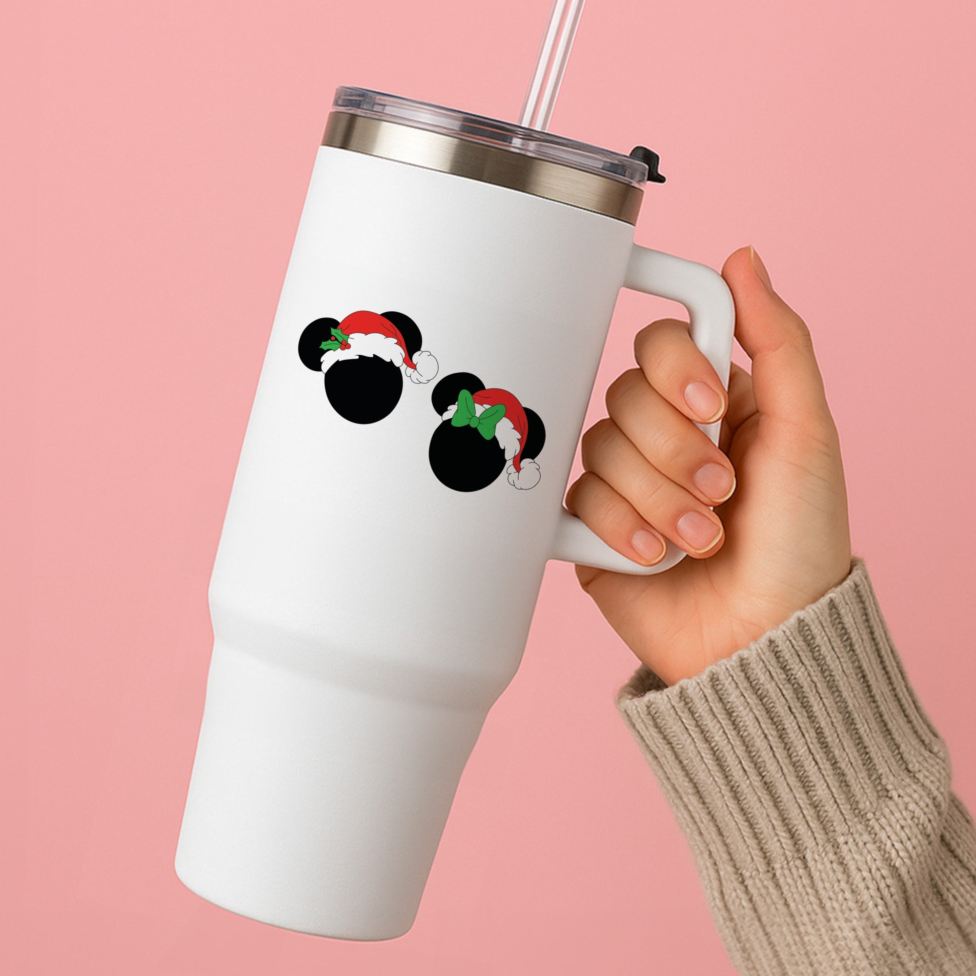 Festive Mice Christmas Tumbler