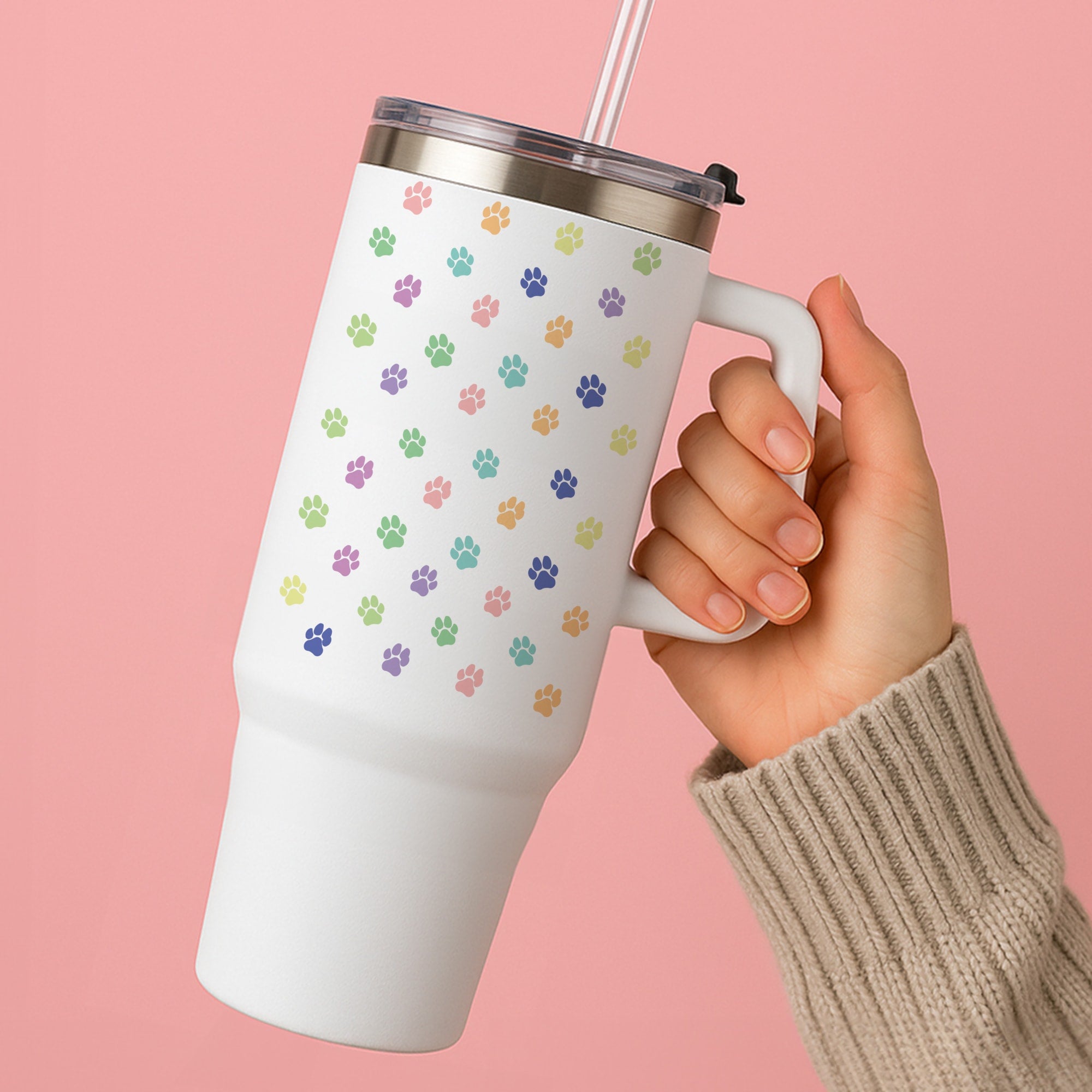Coloured patterns - Dog Patterns Tumbler