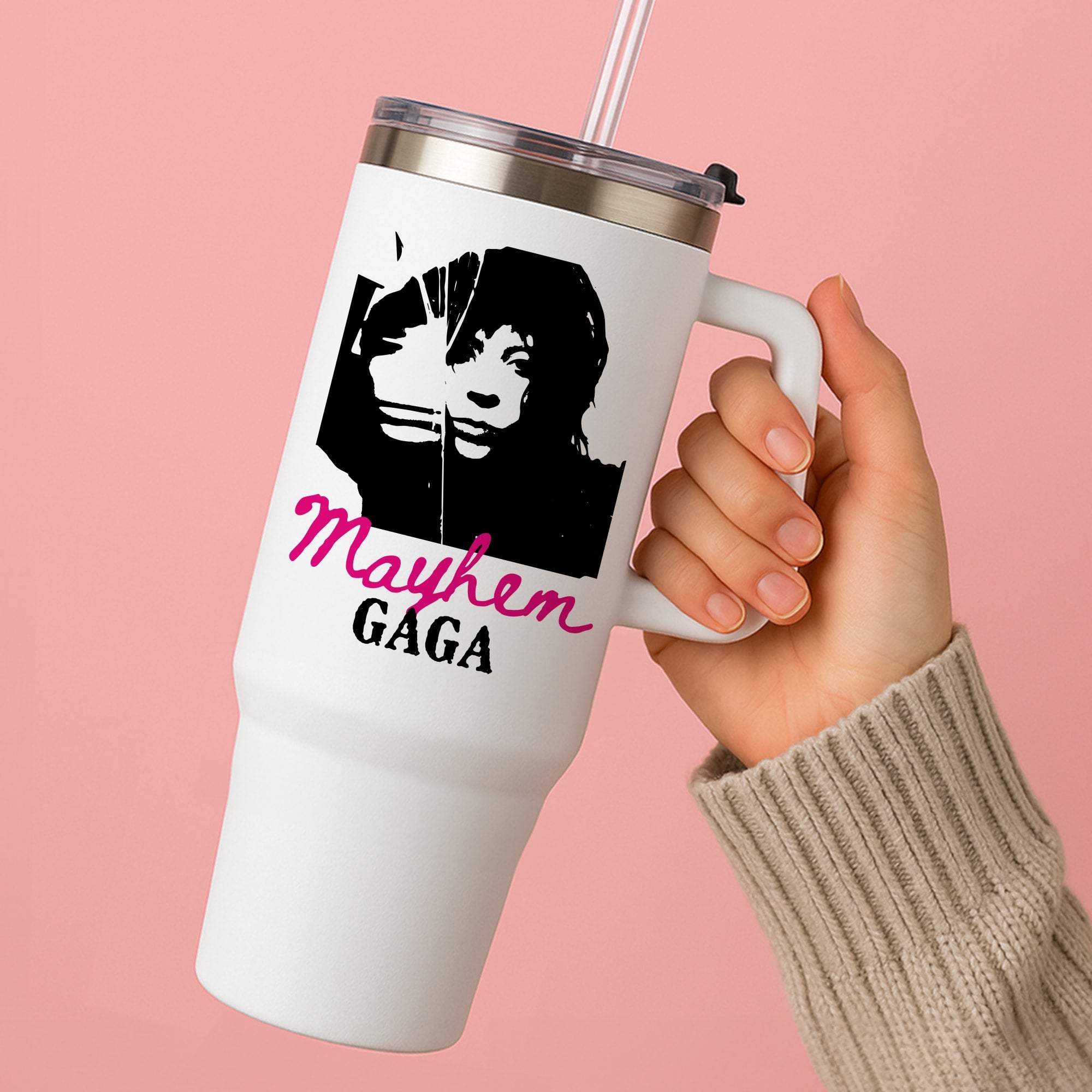 Pink Mayhem Gaga Tumbler