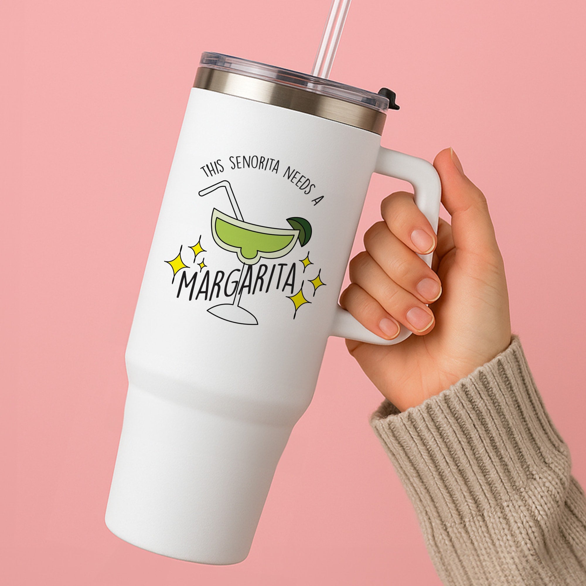 This Senorita Needs A Margarita - Funny Quotes Tumbler