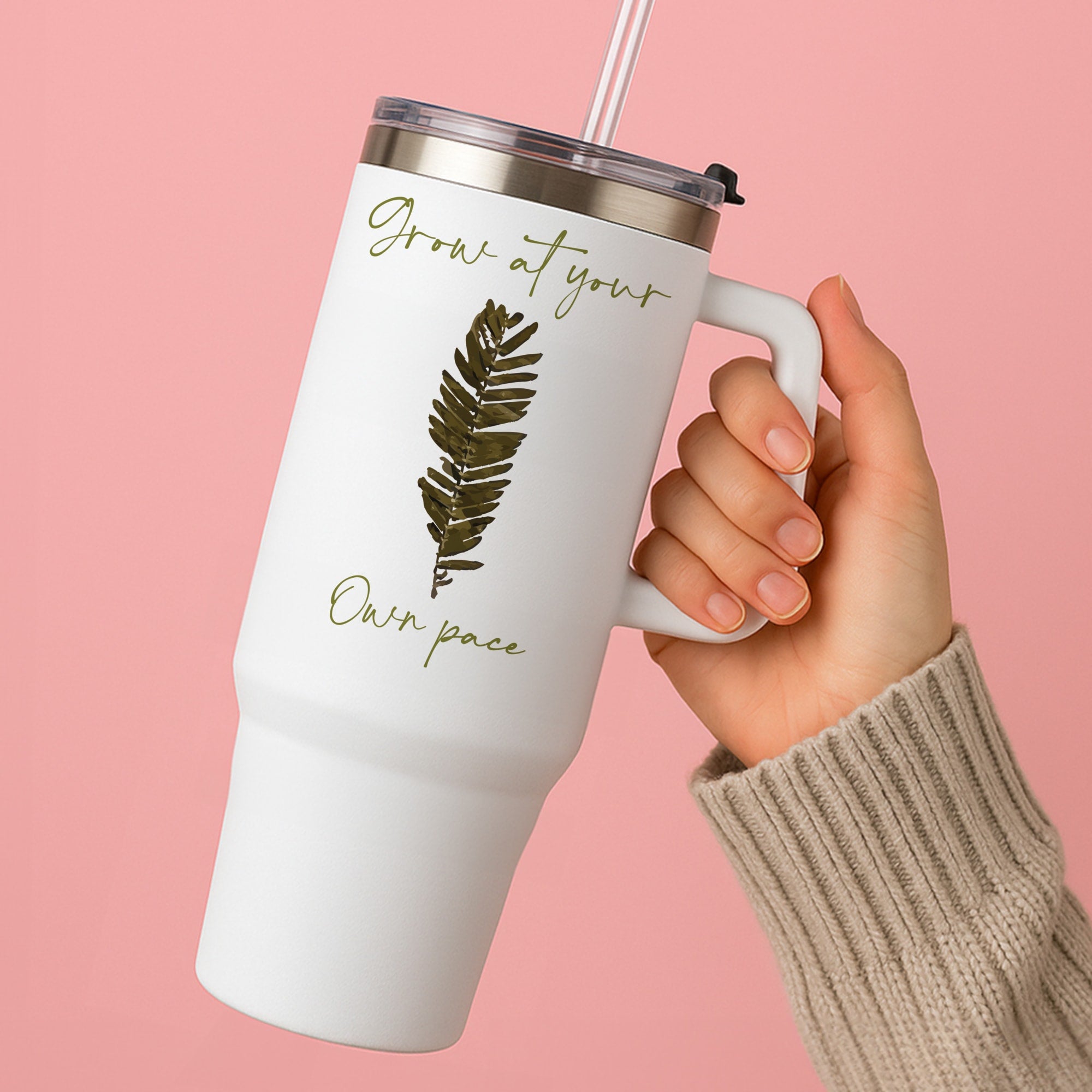 Grow At Your Own Pace Fern Tumbler
