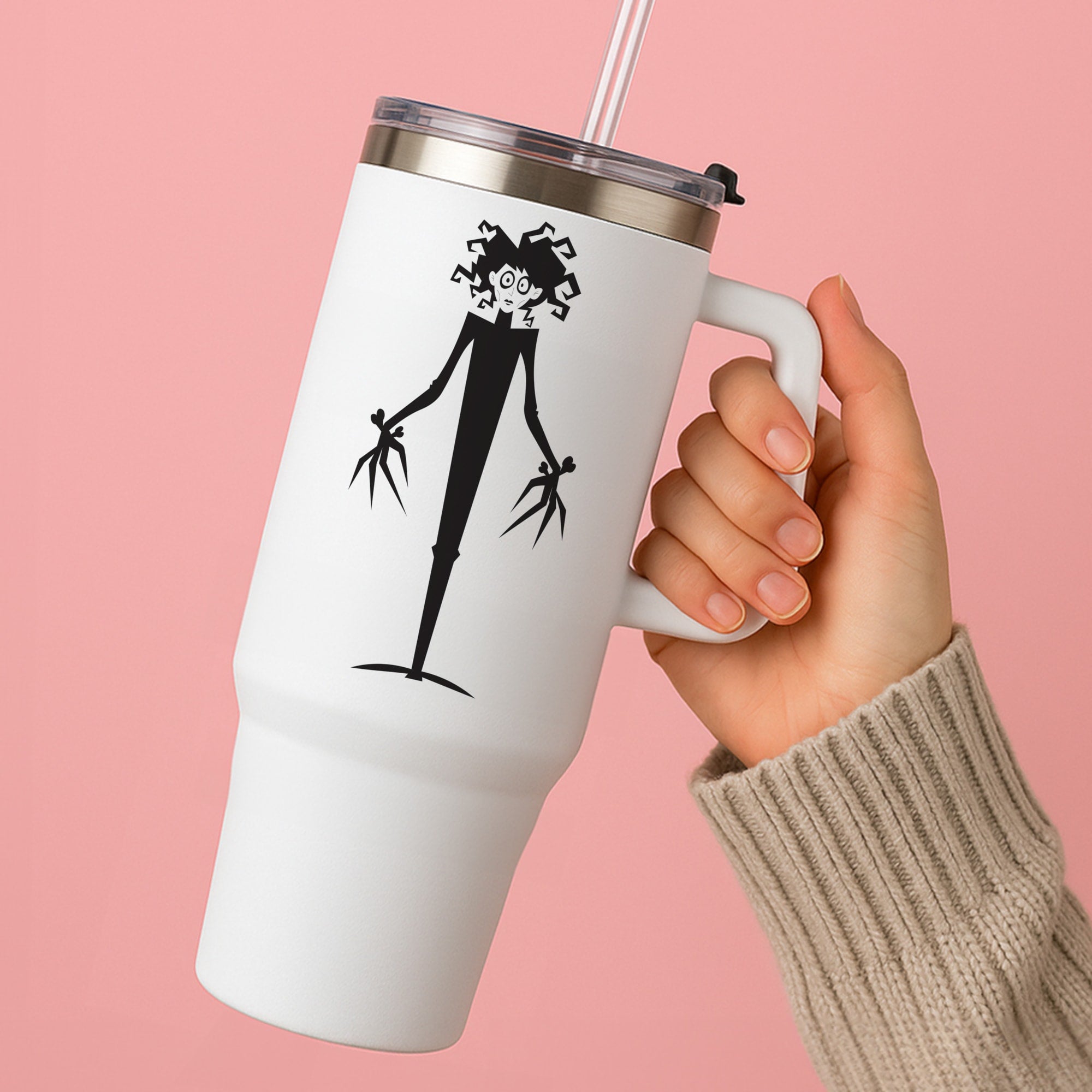 Cartoon - Scissorhands Tumbler
