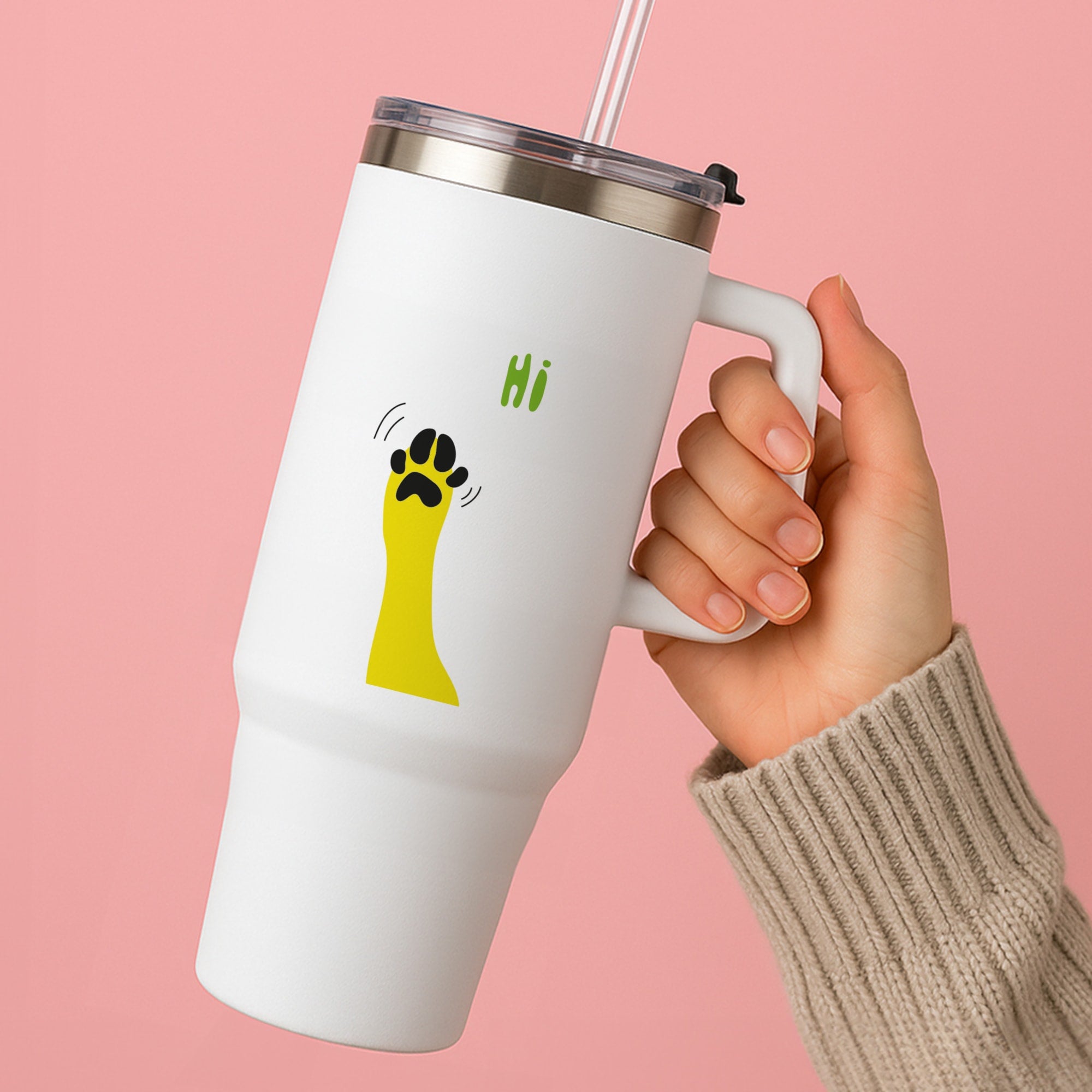 Hi - Dog Patterns Tumbler
