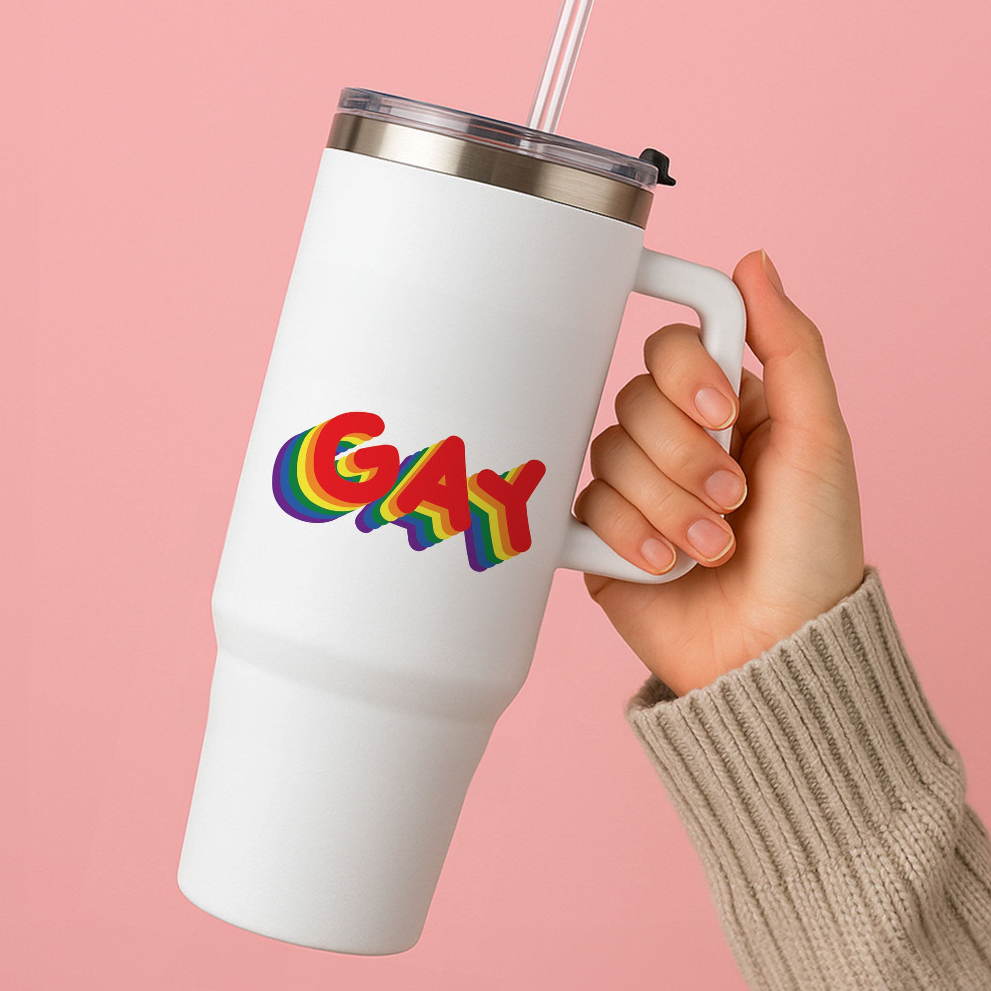 Gay Rainbow - Pride Tumbler