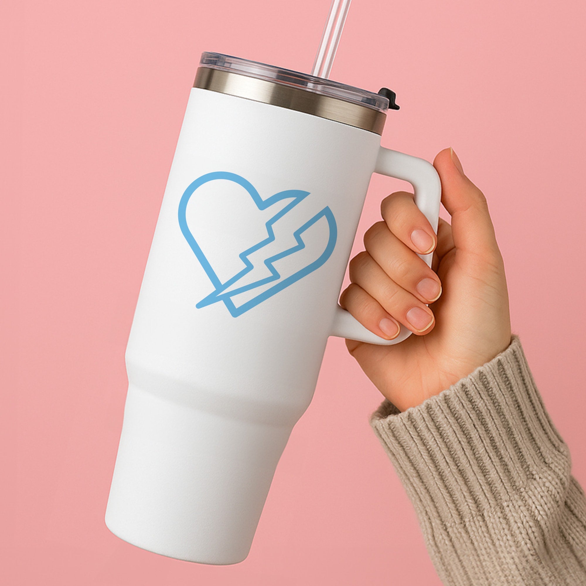 Lightning Heart Tumbler