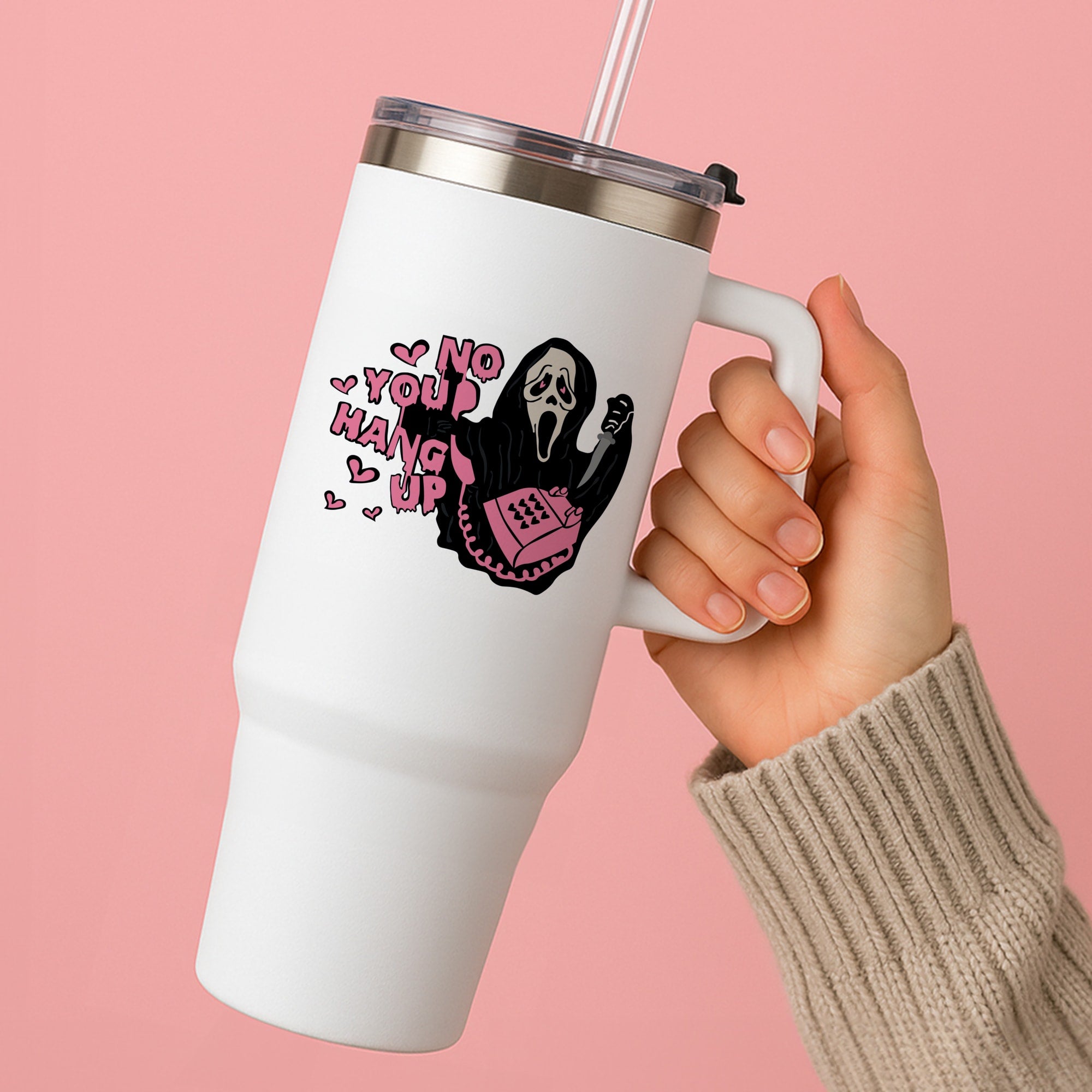 No You Hang Up - Halloween Tumbler