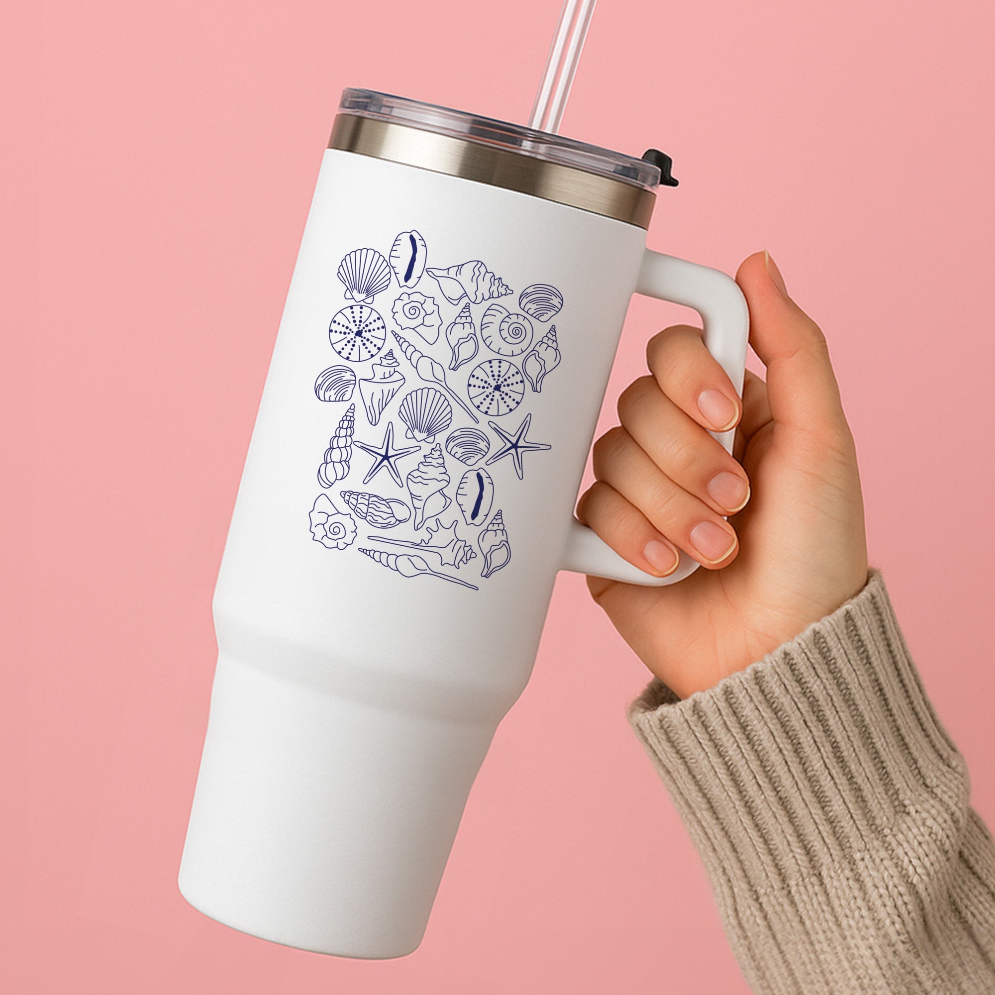 Sea Shells - Clean Girl Aesthetic Tumbler