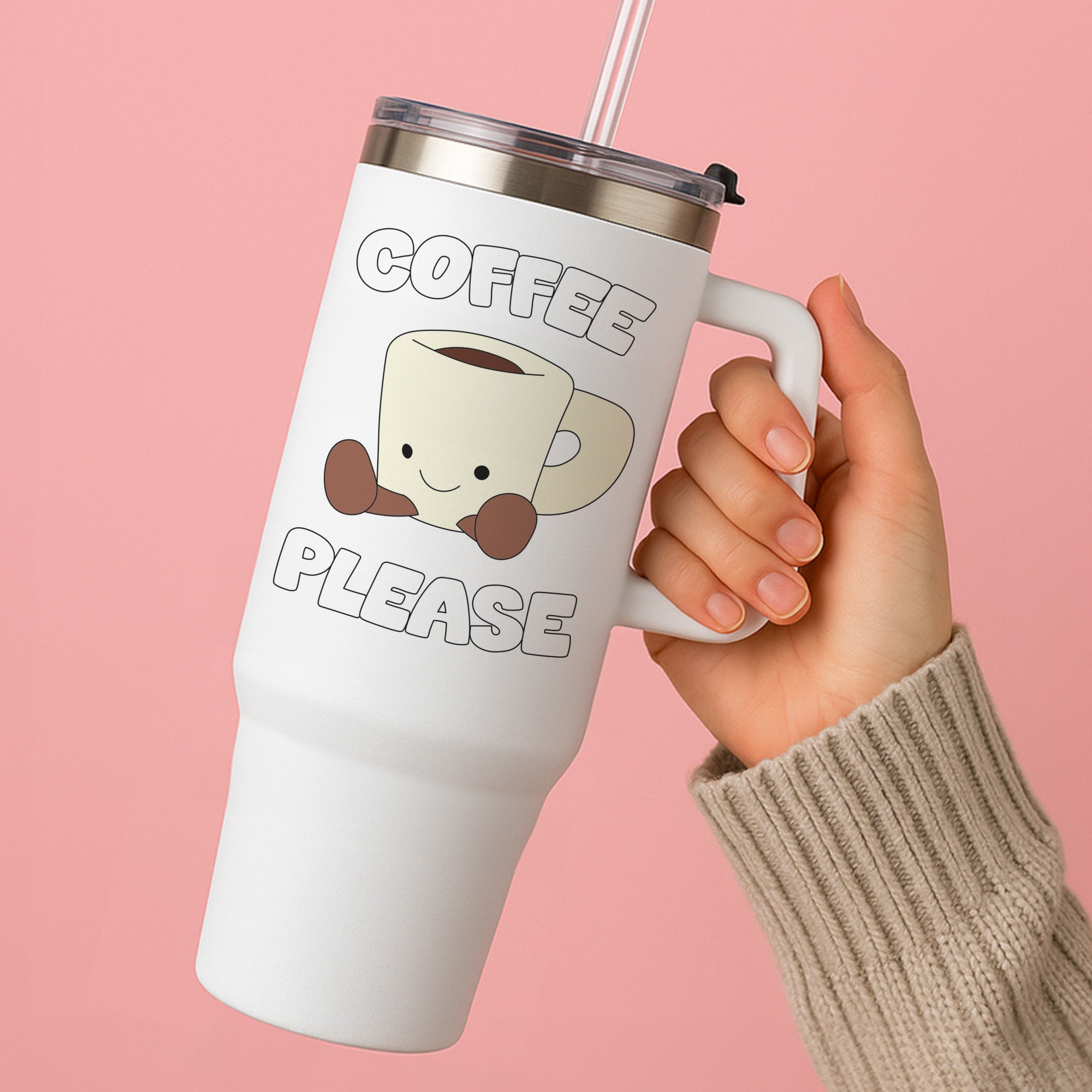Coffee Please Mug Tumbler