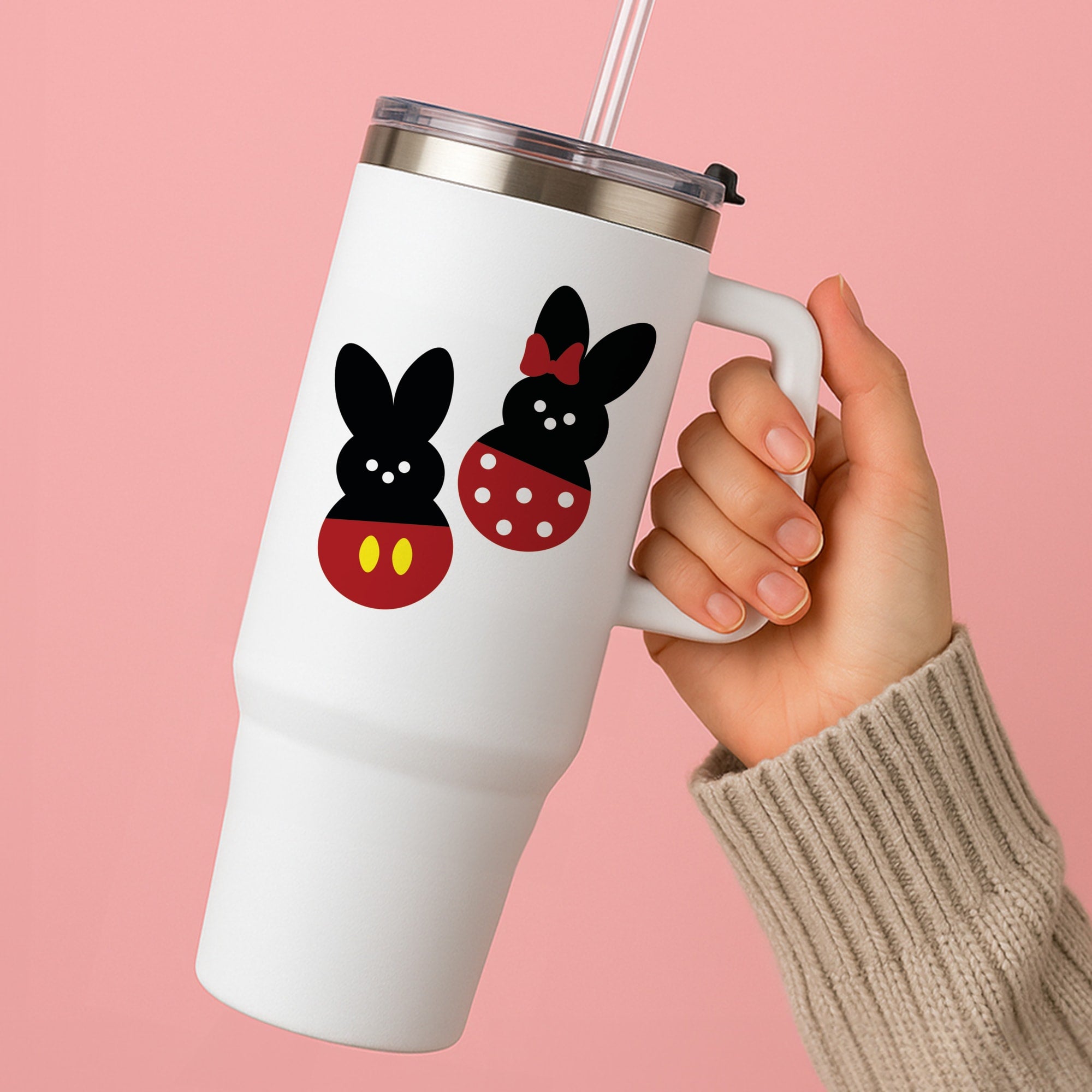 Mouse Peeps Pattern Tumbler