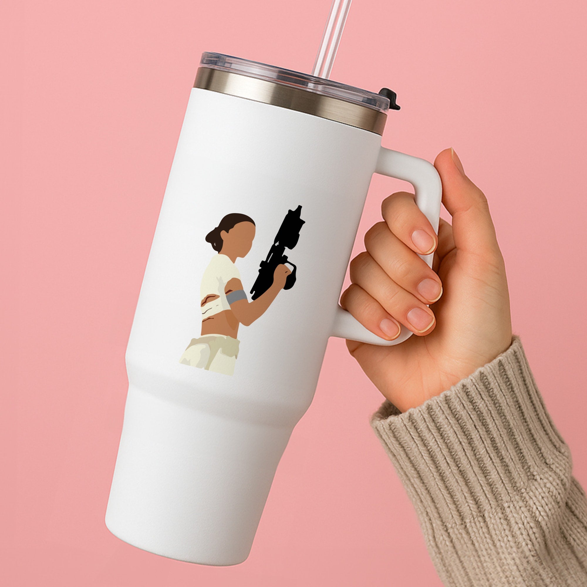 Leia With Gun Tumbler