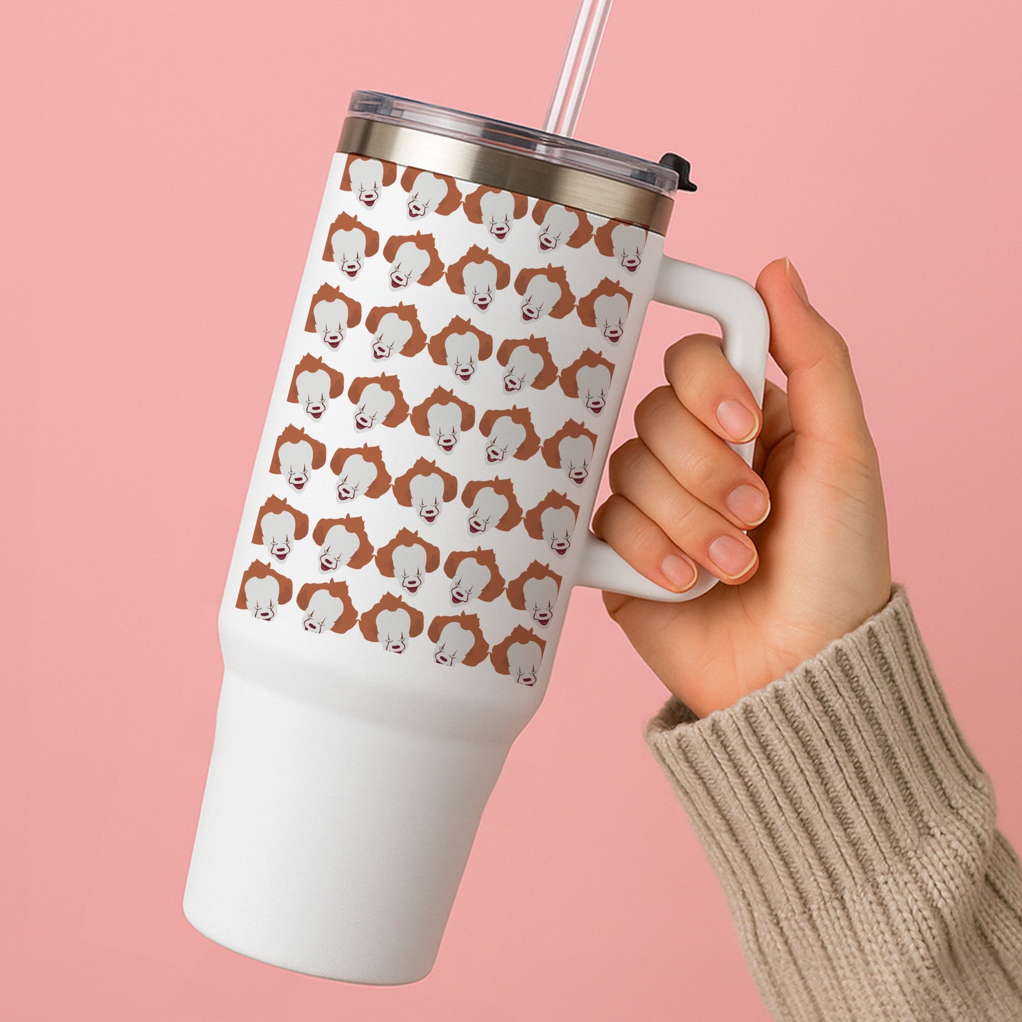Clown Pattern Tumbler