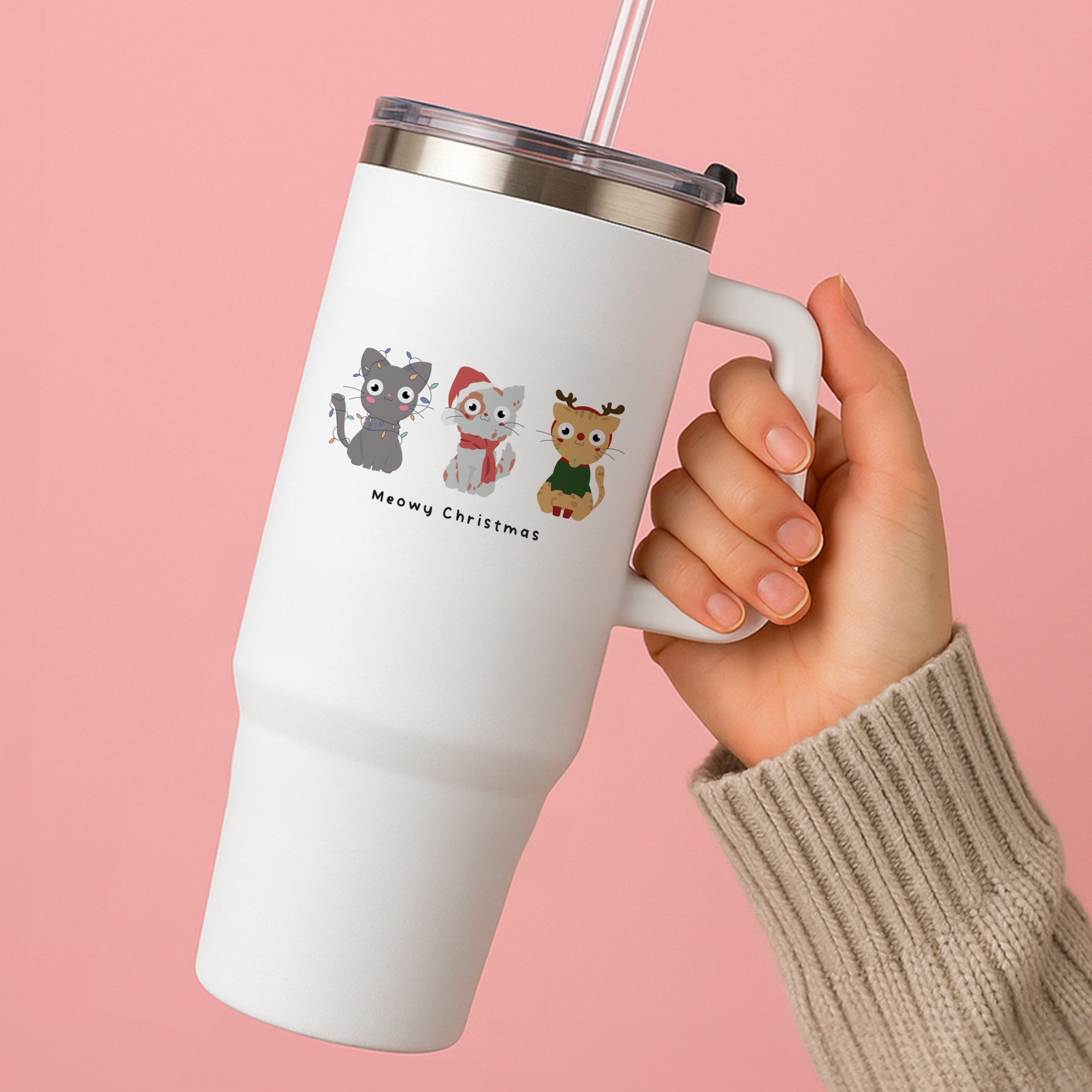 Meowy Christmas  Tumbler