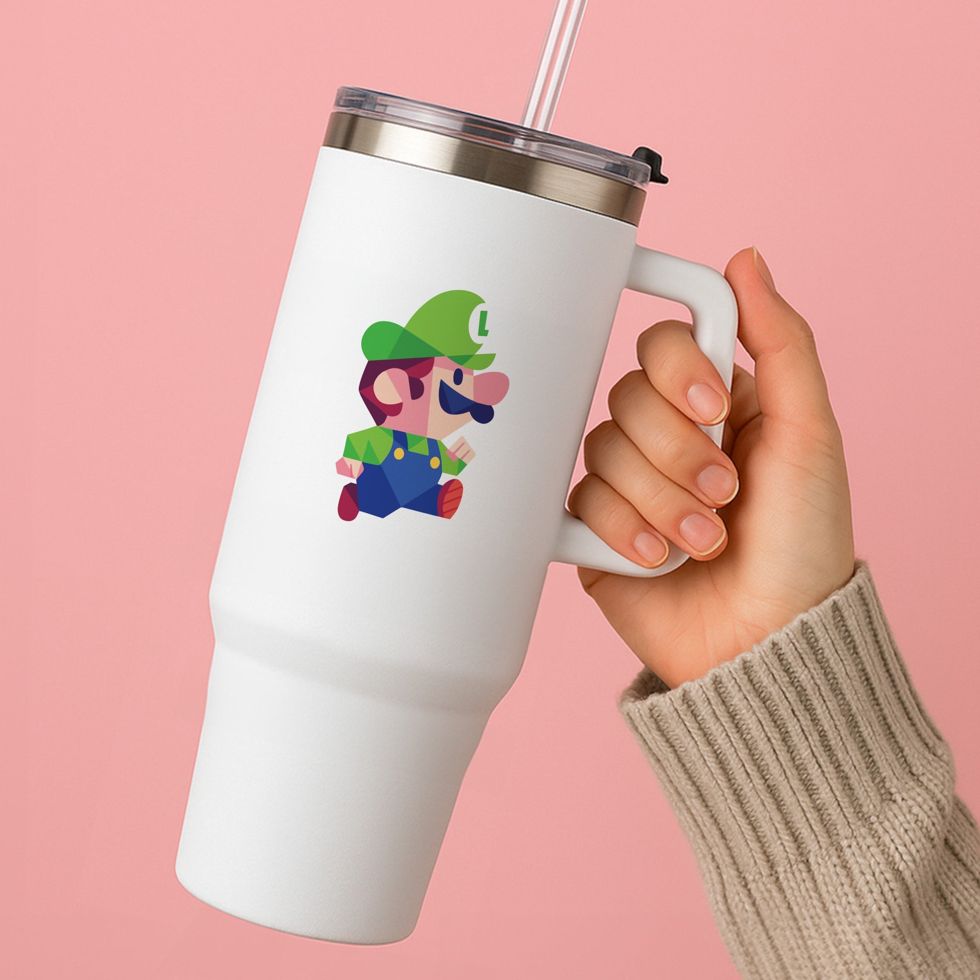 Running Luigi - Mario Tumbler