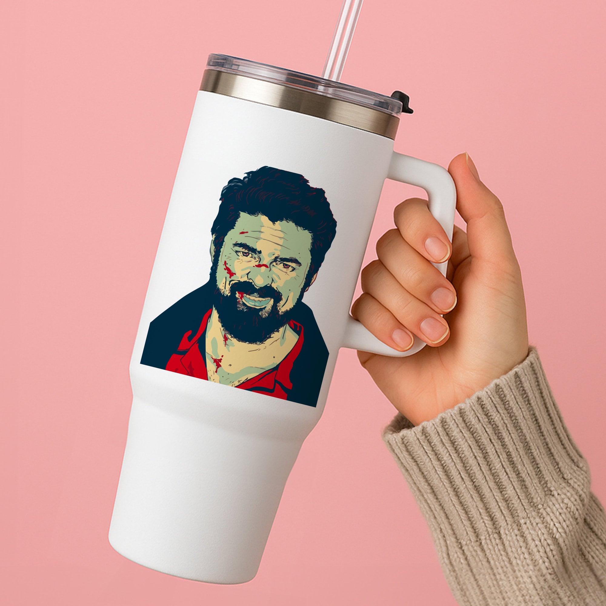 Billy Butcher Face Tumbler