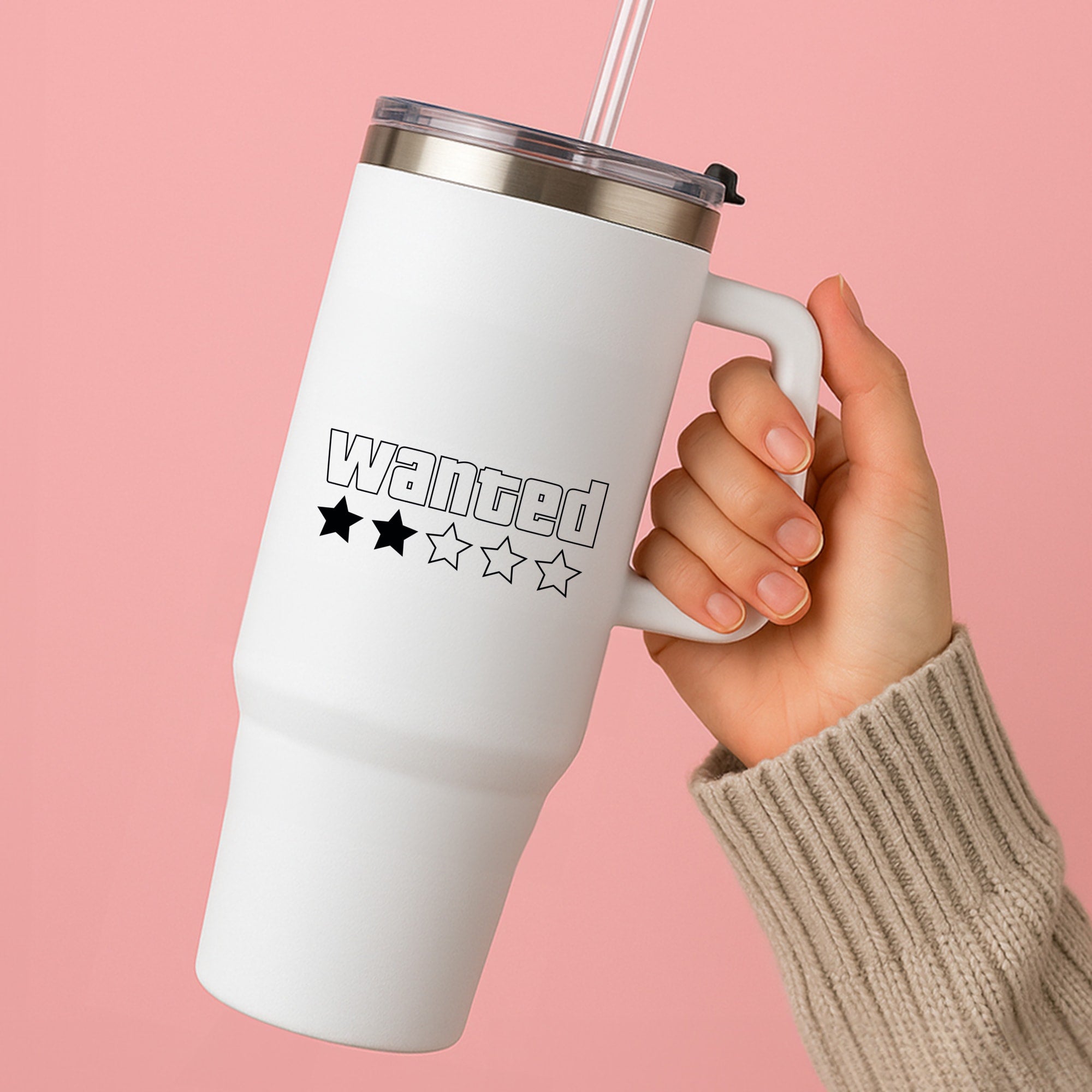 Wanted - Video Game Tumbler