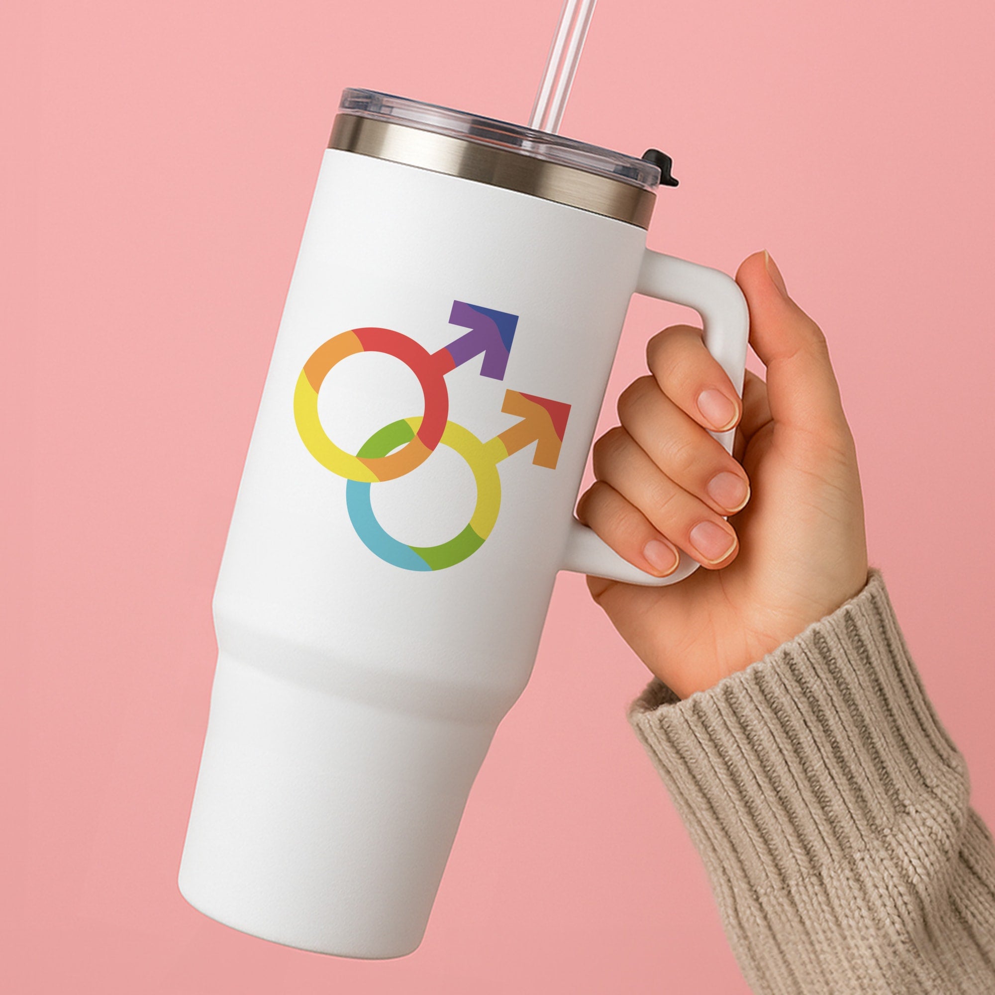 Gender Symbol Male - Pride Tumbler