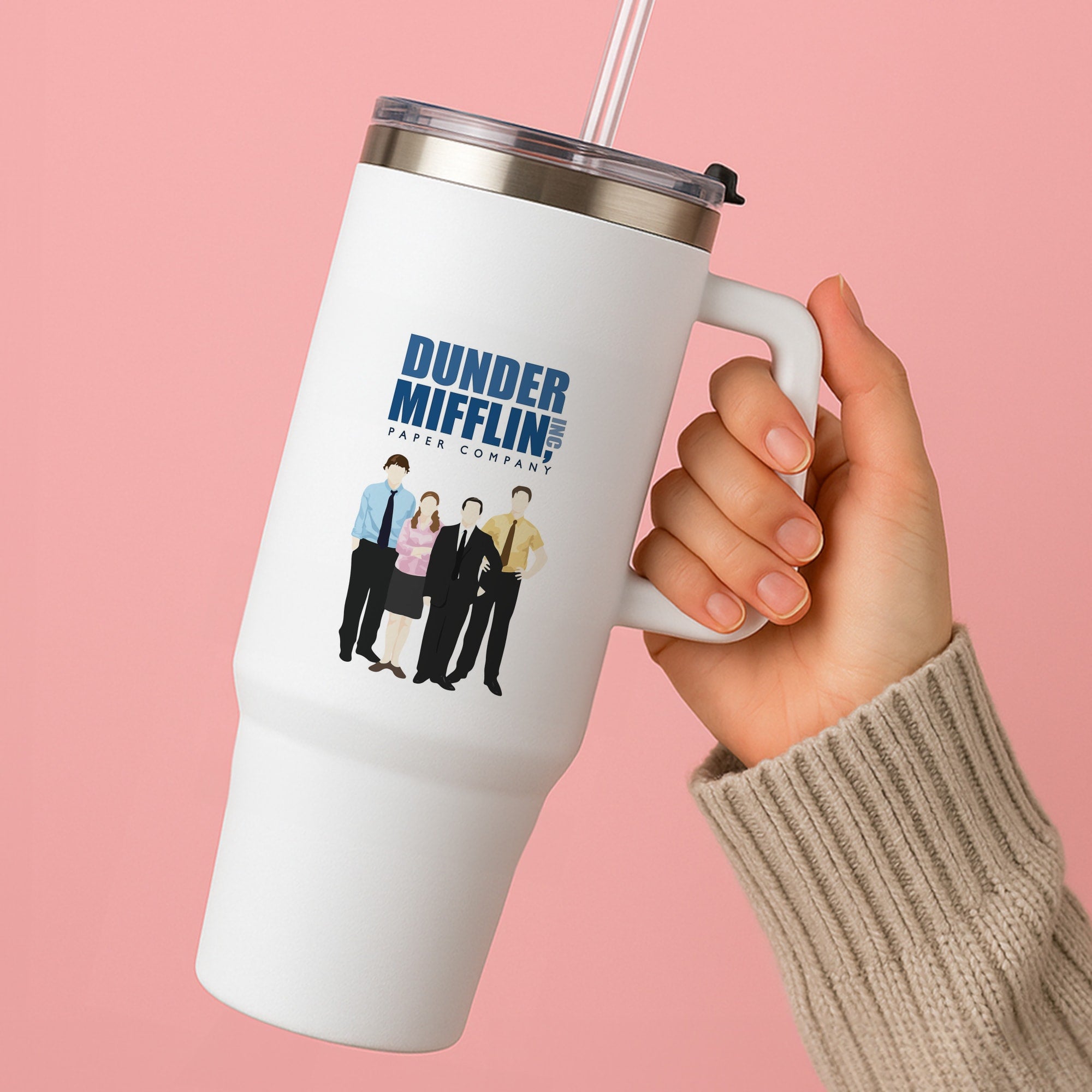 Office Cartoon - Dunder Mifflin Tumbler