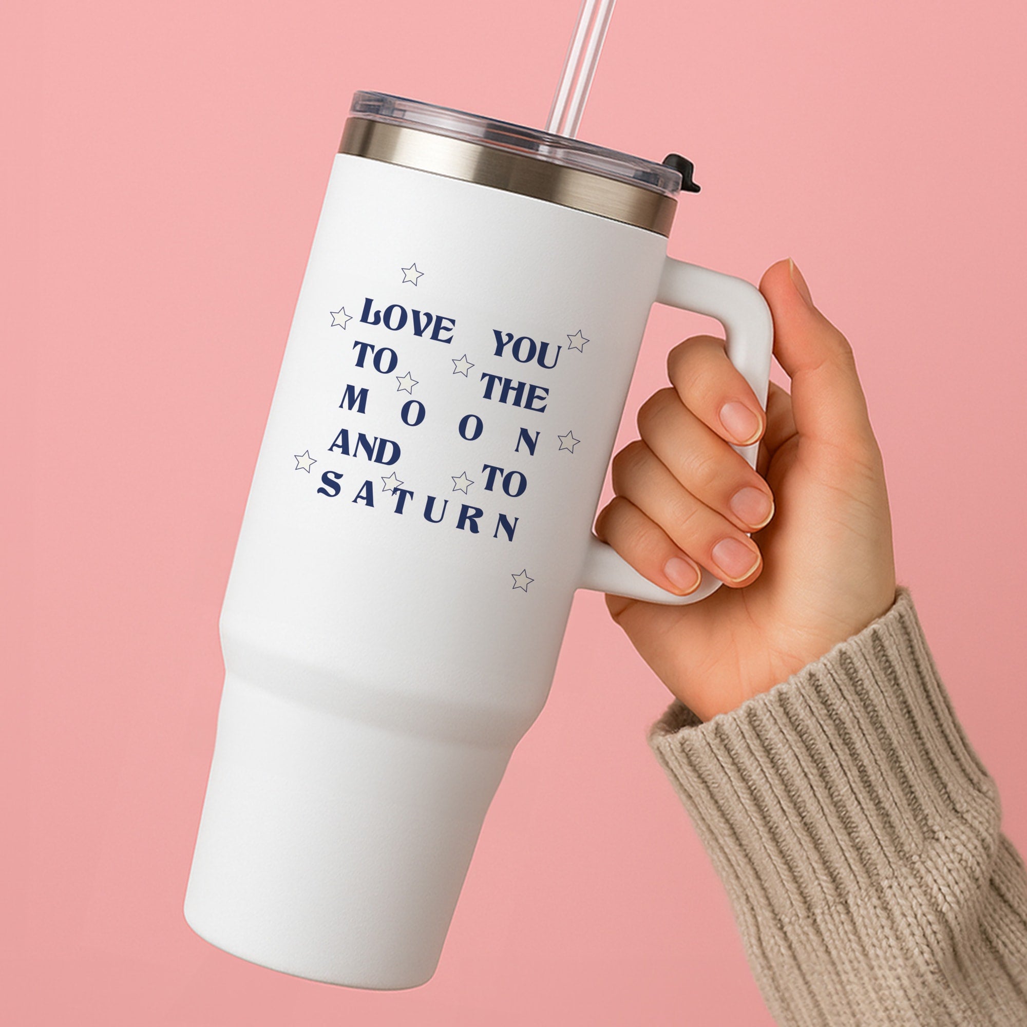 Love You To The Moon And To Saturn - Taylor Tumbler