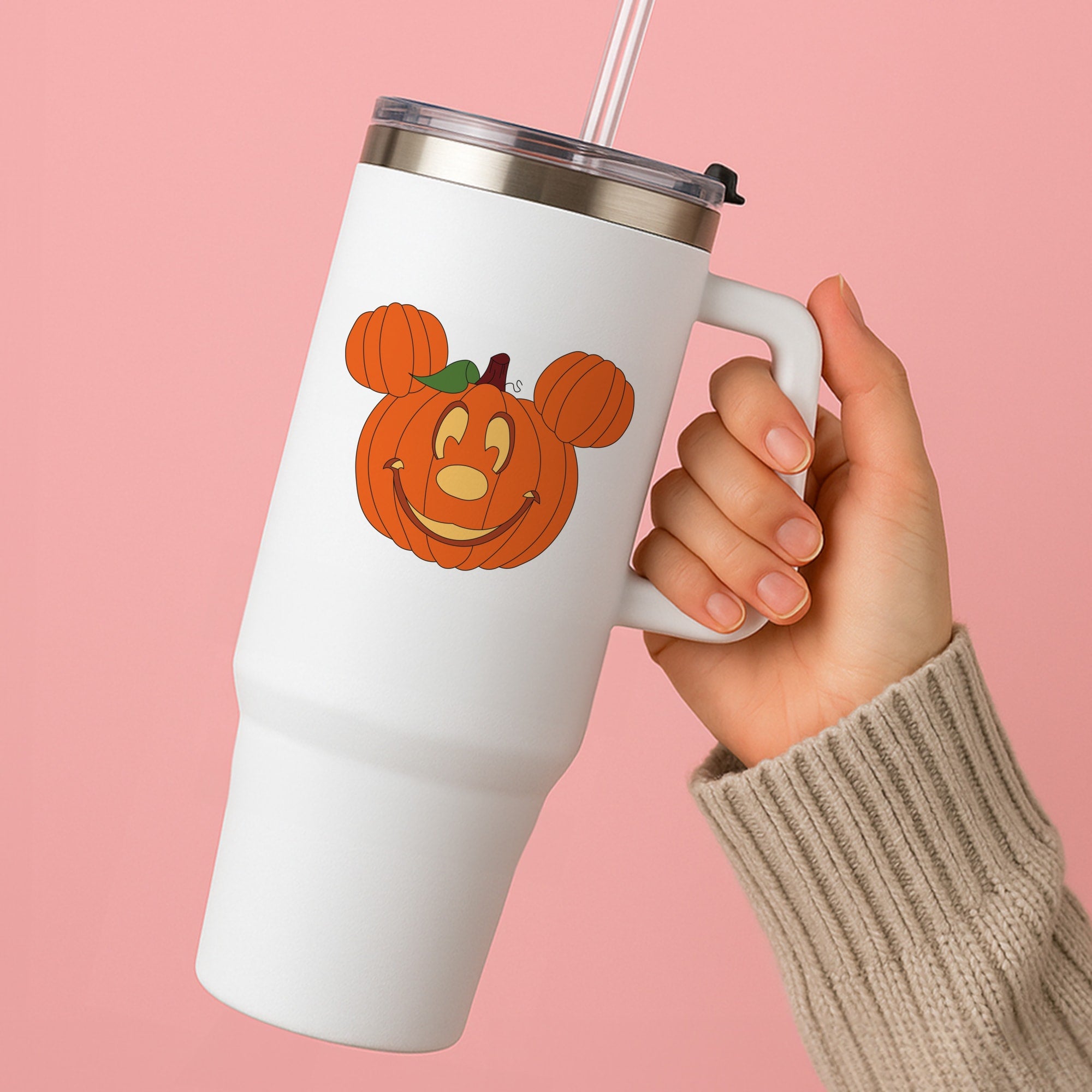 Mouse Pumpkin Halloween Tumbler