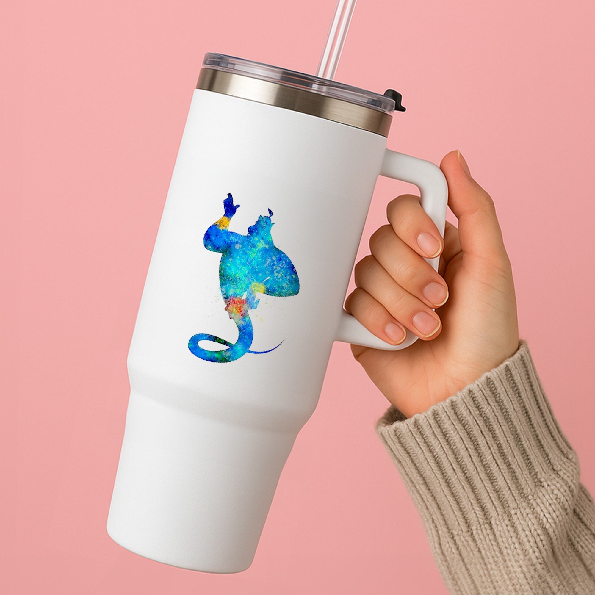 Watercolour Aladdin Fairytale Tumbler
