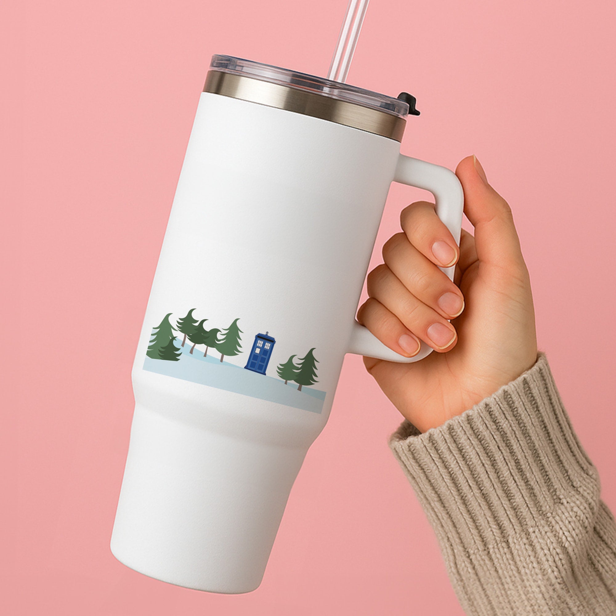 Christmas Tardis - Doctor Who Tumbler