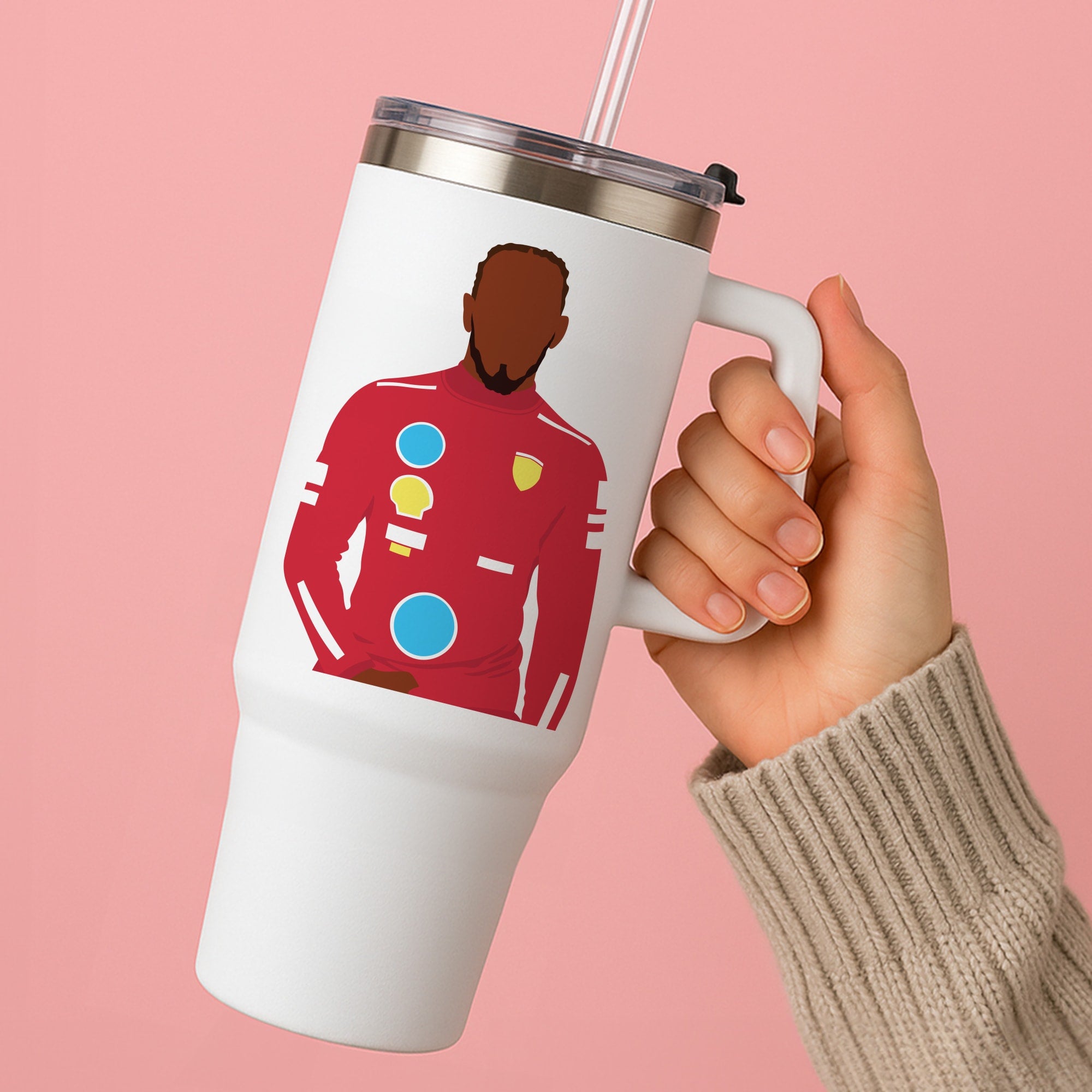 Hamilton In Red Tumbler