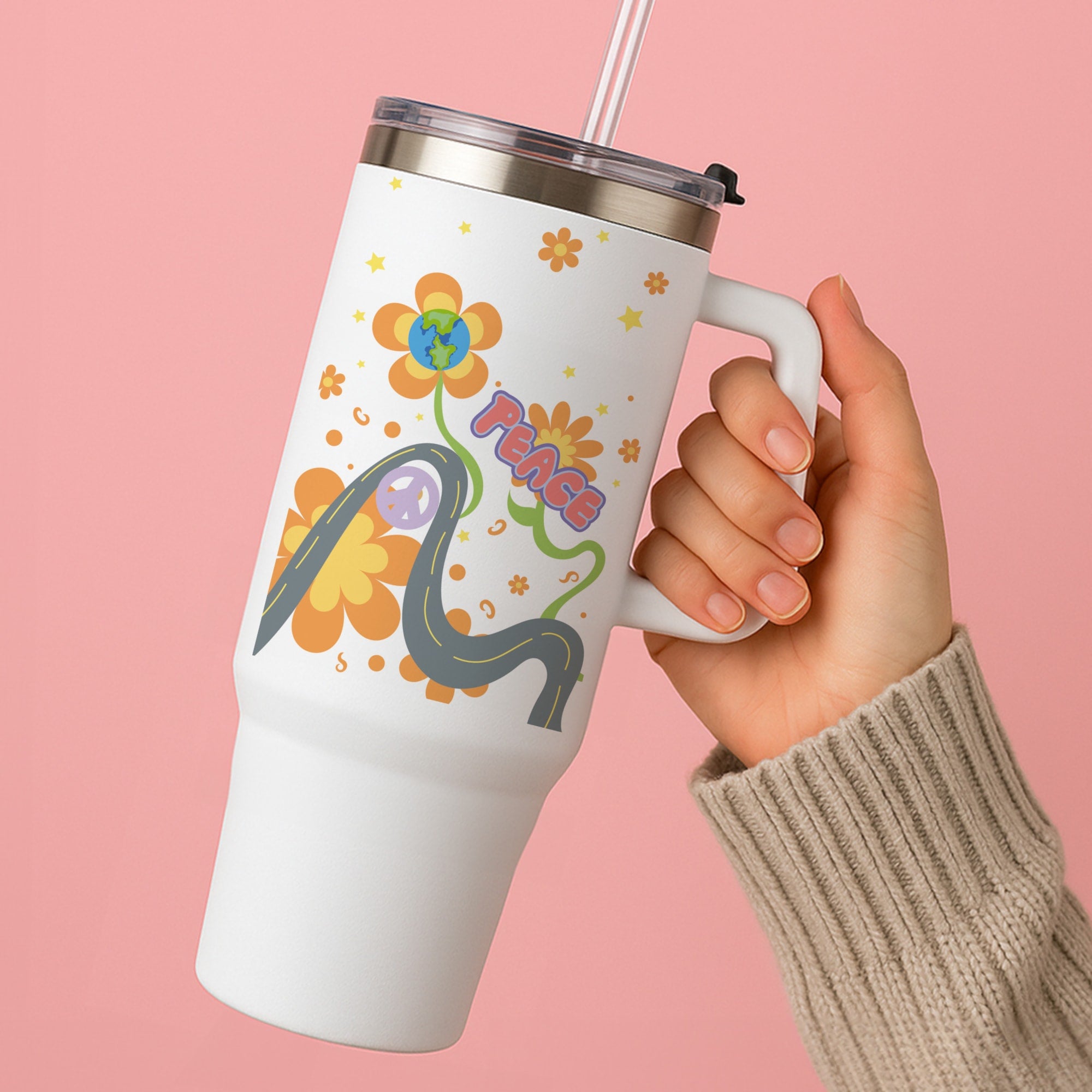Peace - Cars Tumbler