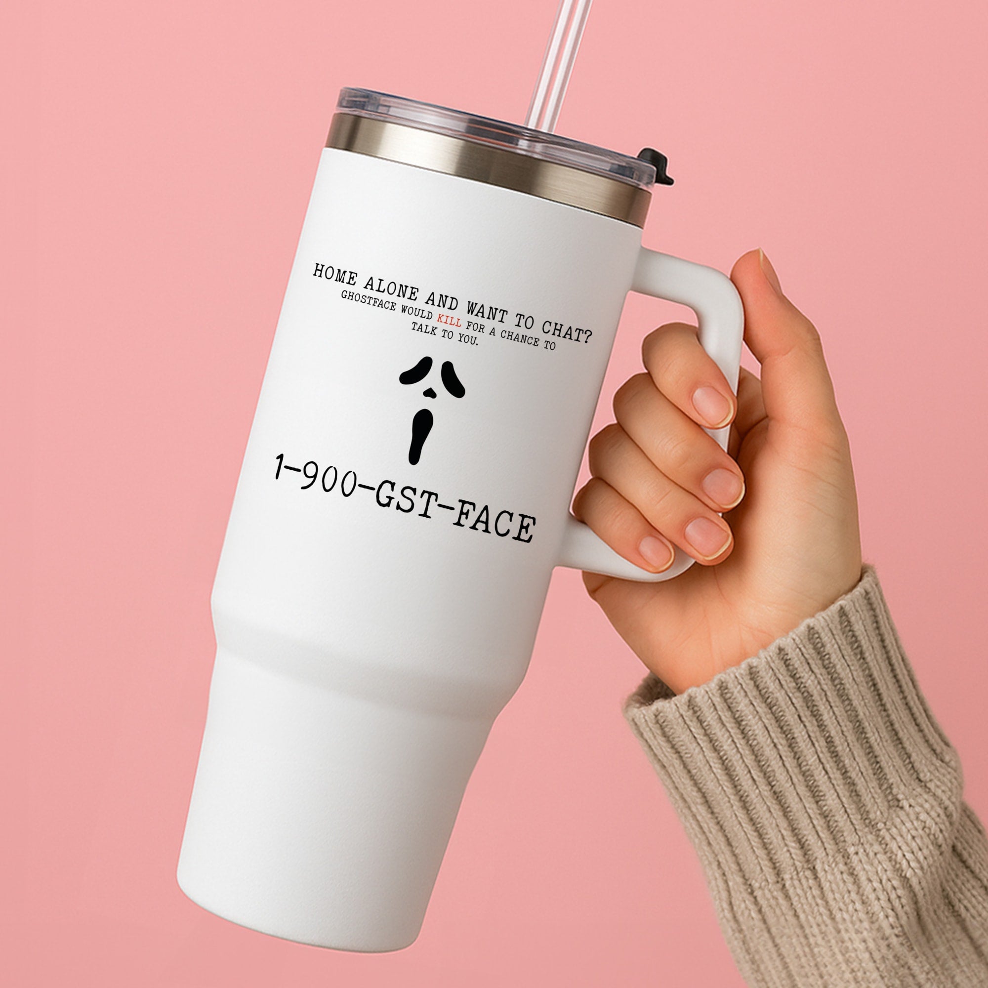 1-800-GST-FACE - Scream Tumbler
