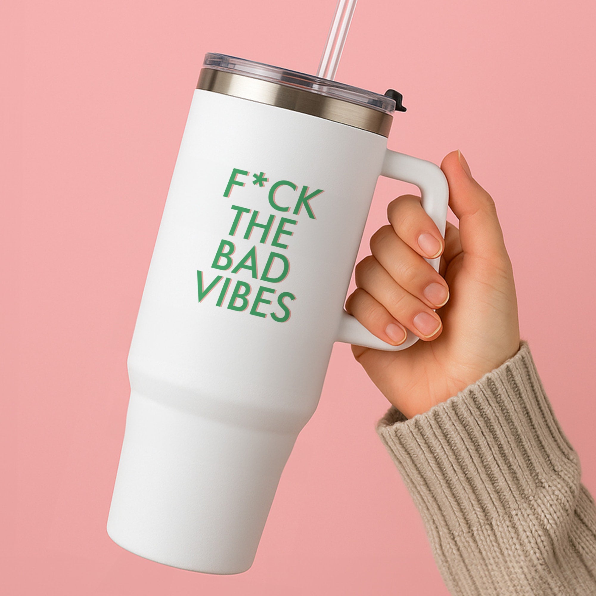 The Bad Vibes - Sassy Quotes Tumbler