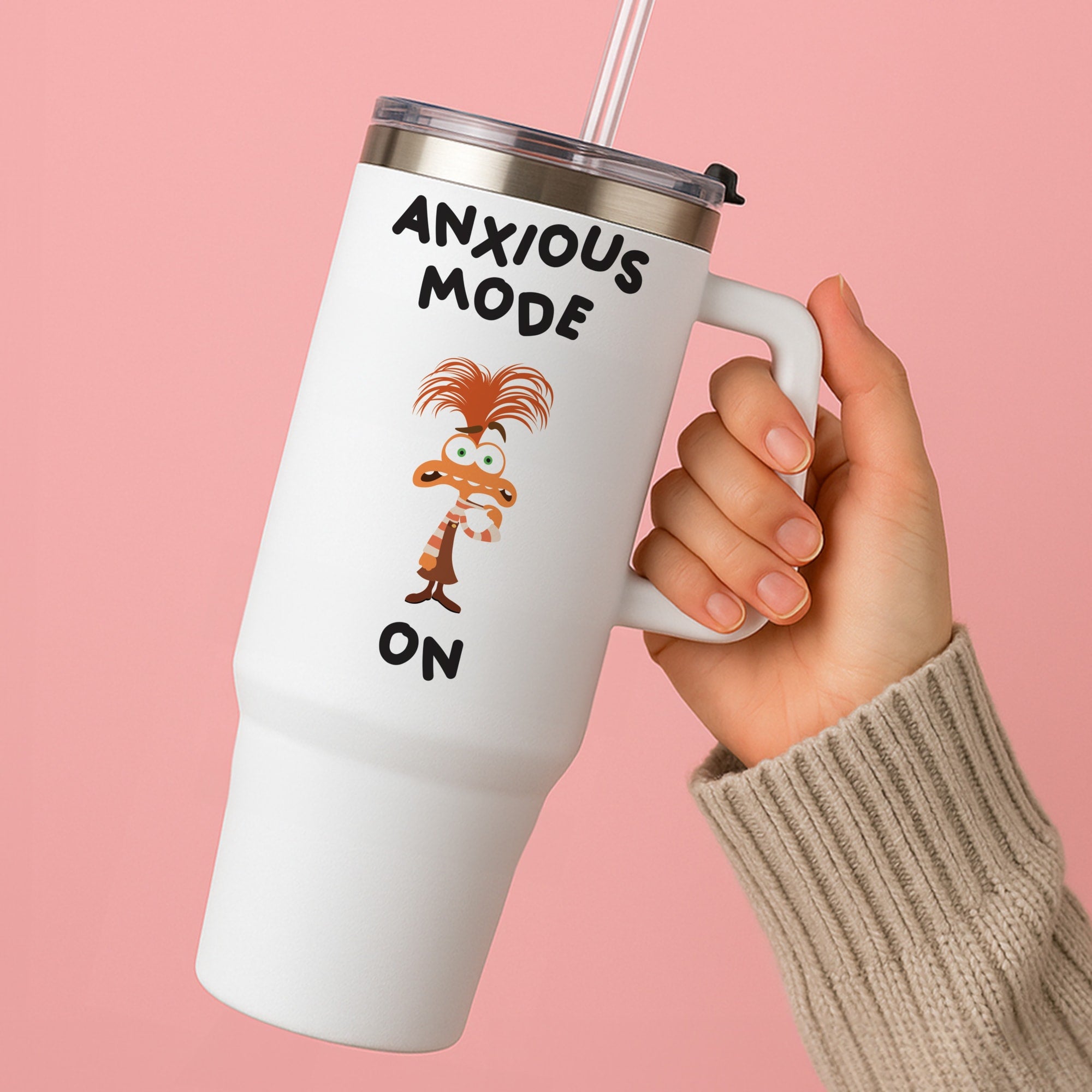 Anxious Mode On - Inside Out Tumbler