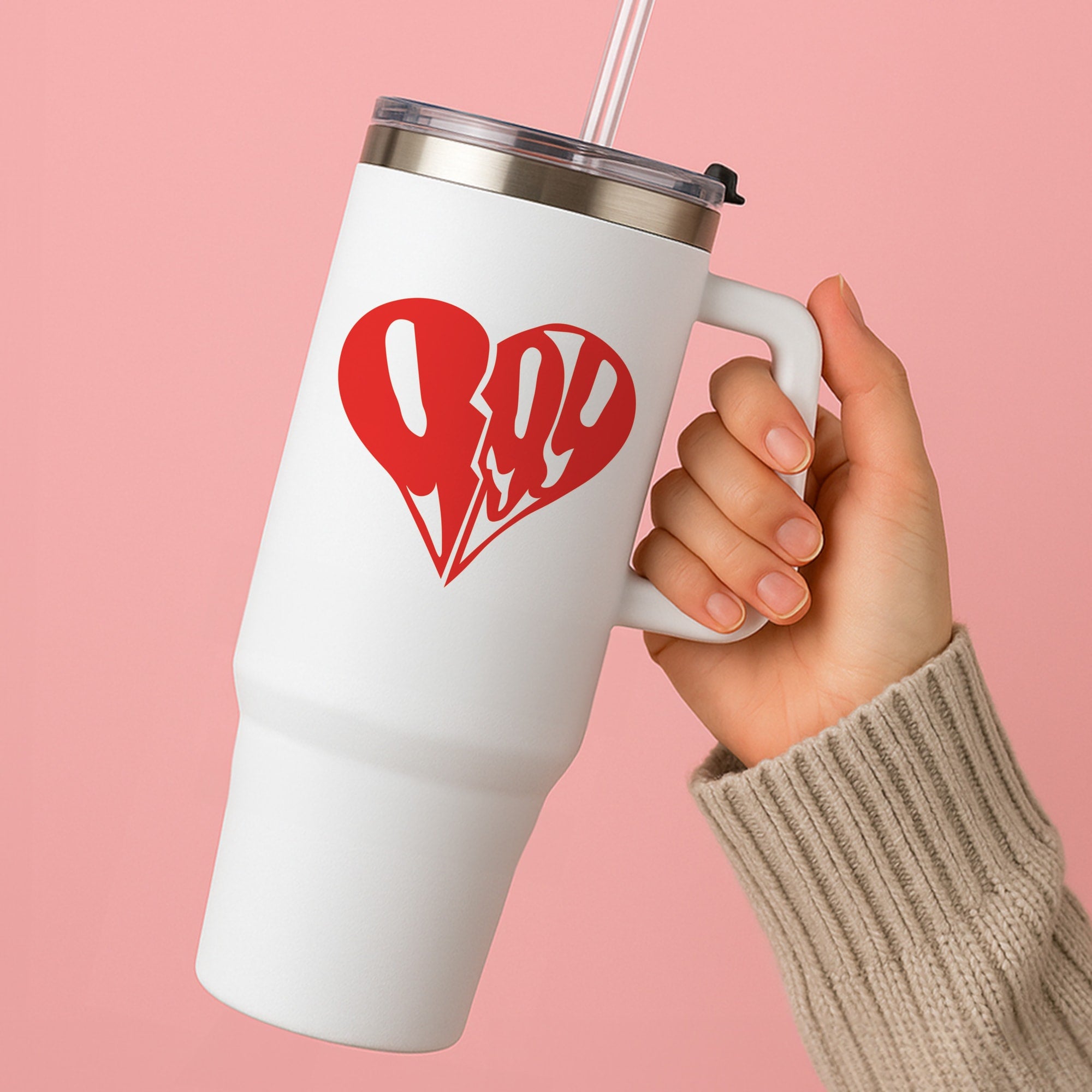 Heart - Juice Tumbler