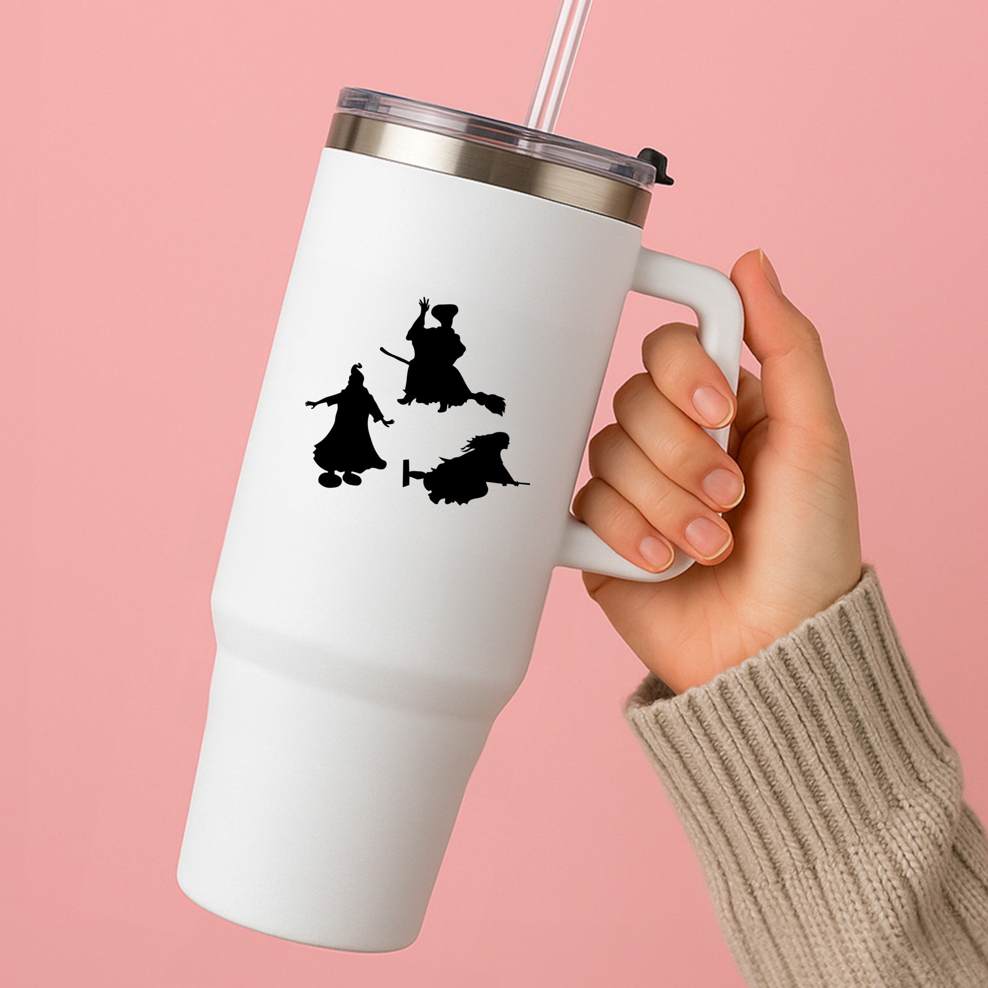 Witches Outline - Hocus Halloween Tumbler