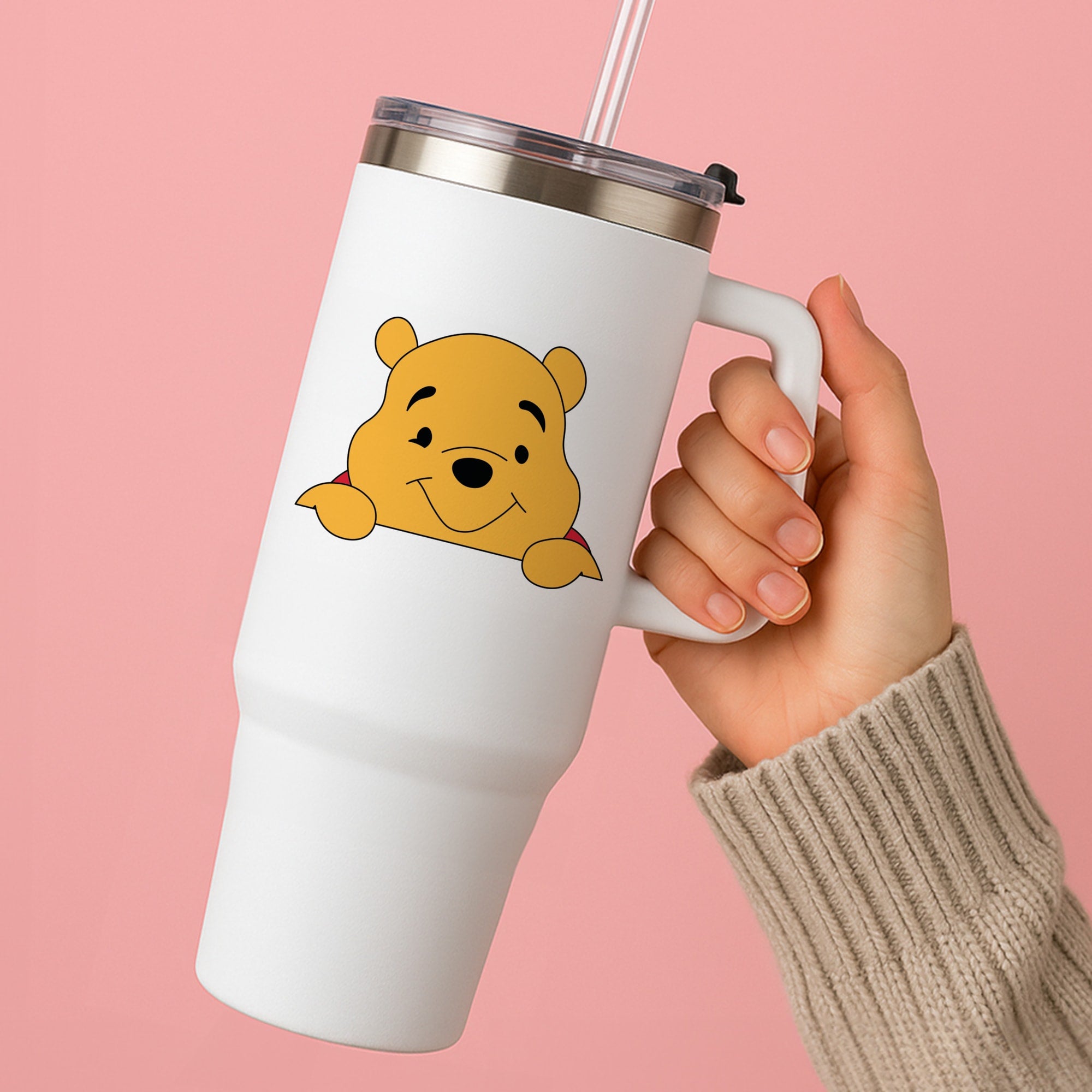 Cute Bear Leaning Tumbler