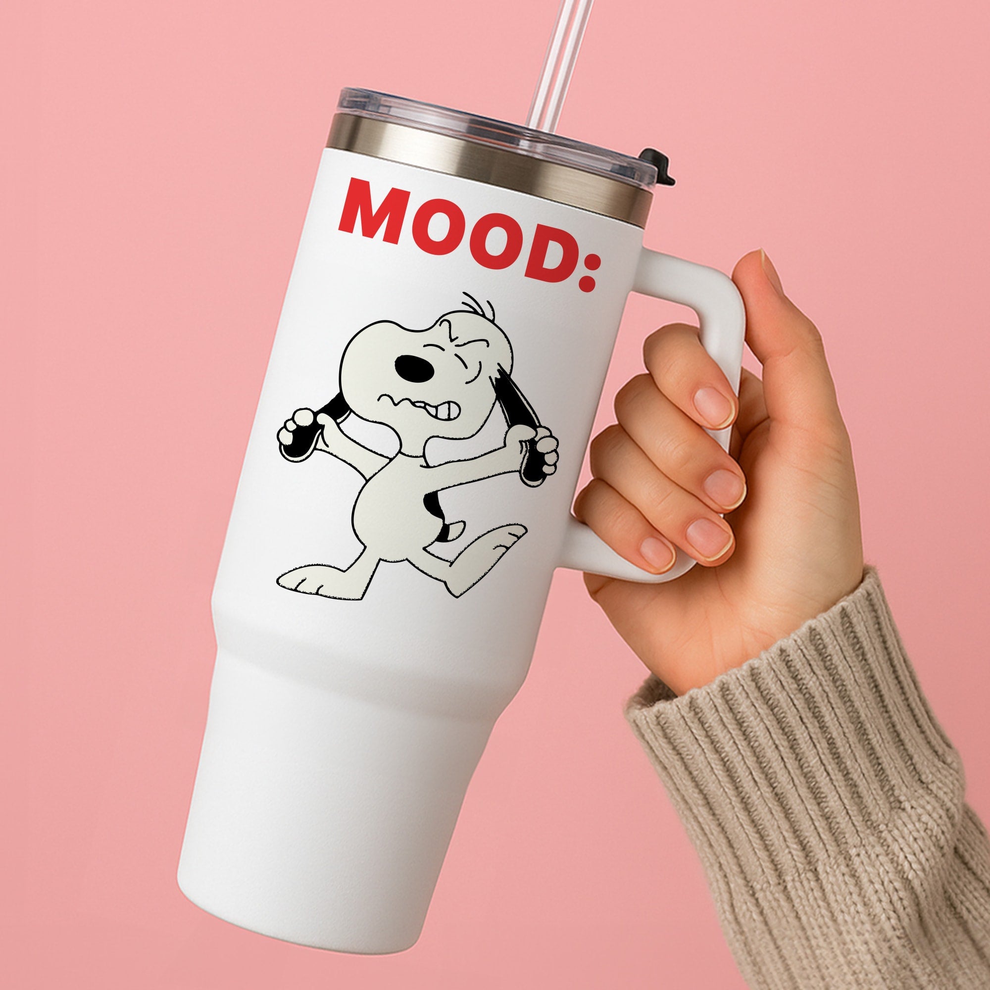 Mood Cartoon Beagle Tumbler
