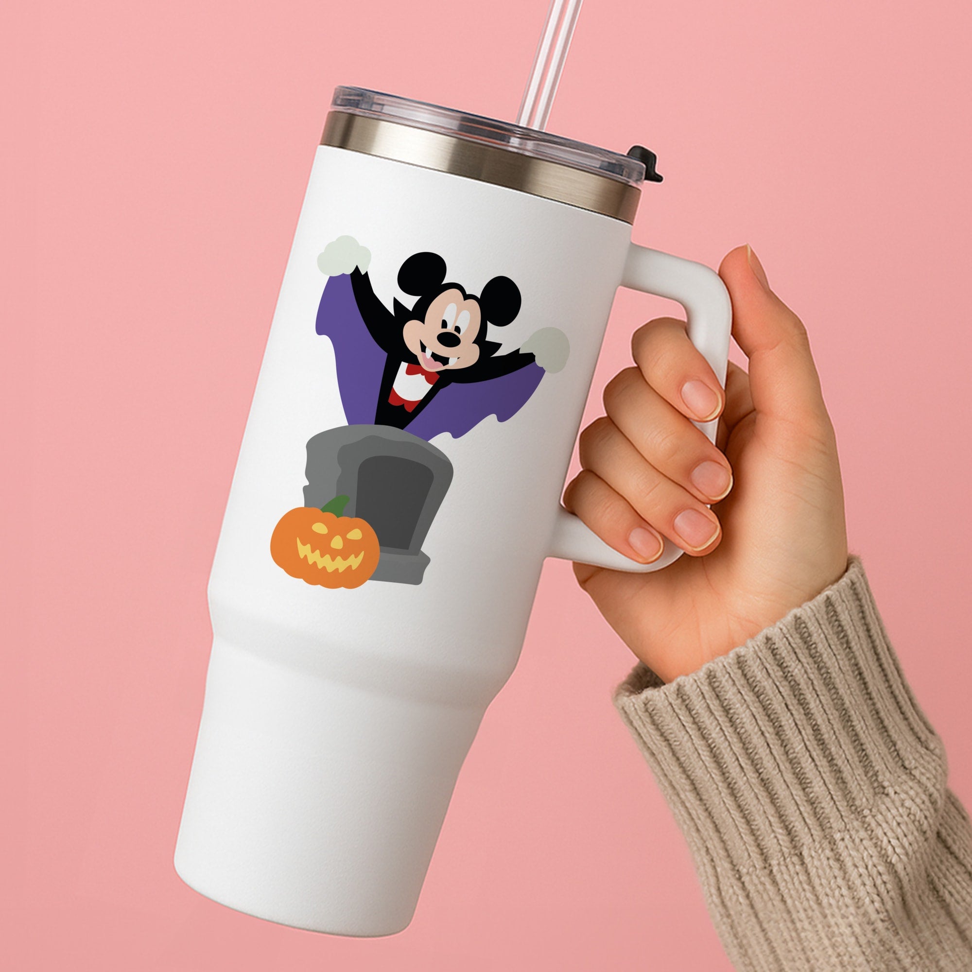 Vampire Mouse Halloween Tumbler