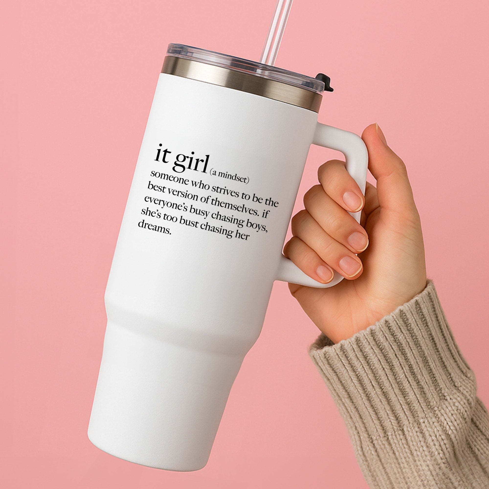 It Girl - Clean Girl Aesthetic Tumbler