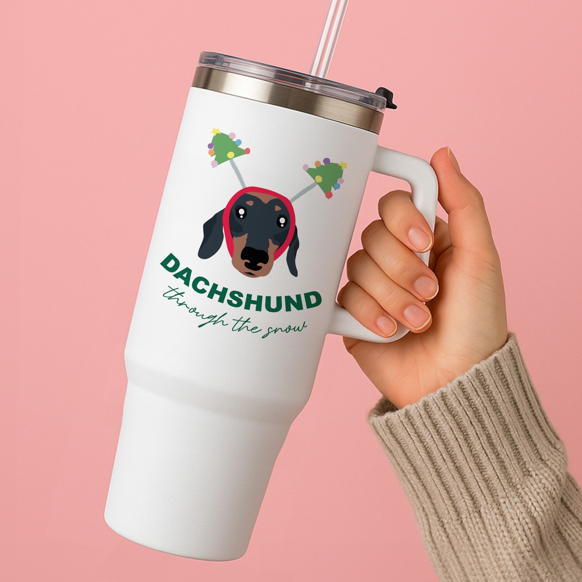 Dachshund Through The Snow Tumbler